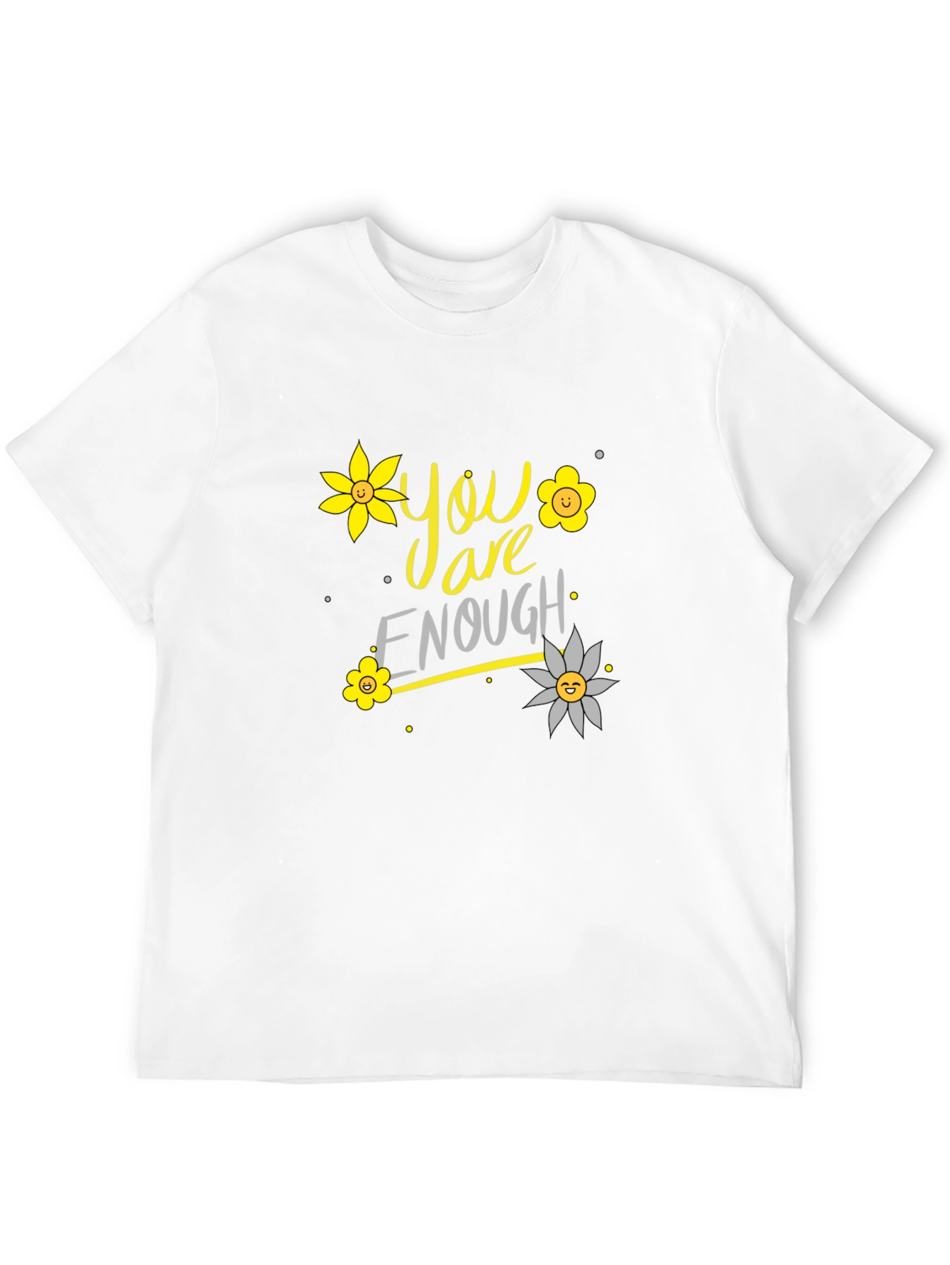 You Are Enough Floral Graphic T-Shirt