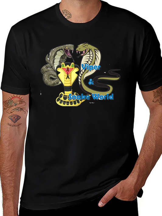 Viper & Snake World Graphic T-Shirt