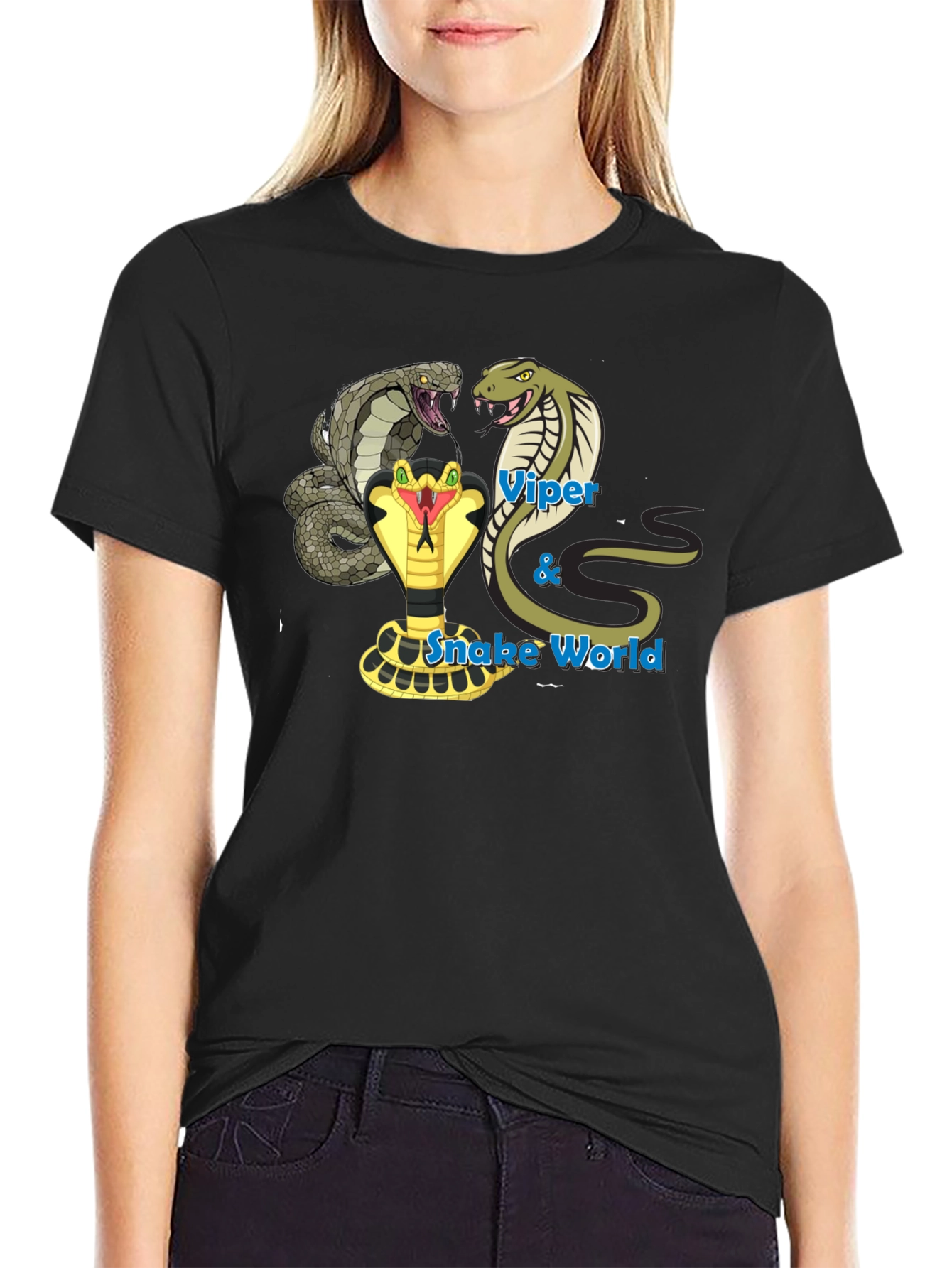 Viper & Snake World Graphic T-Shirt