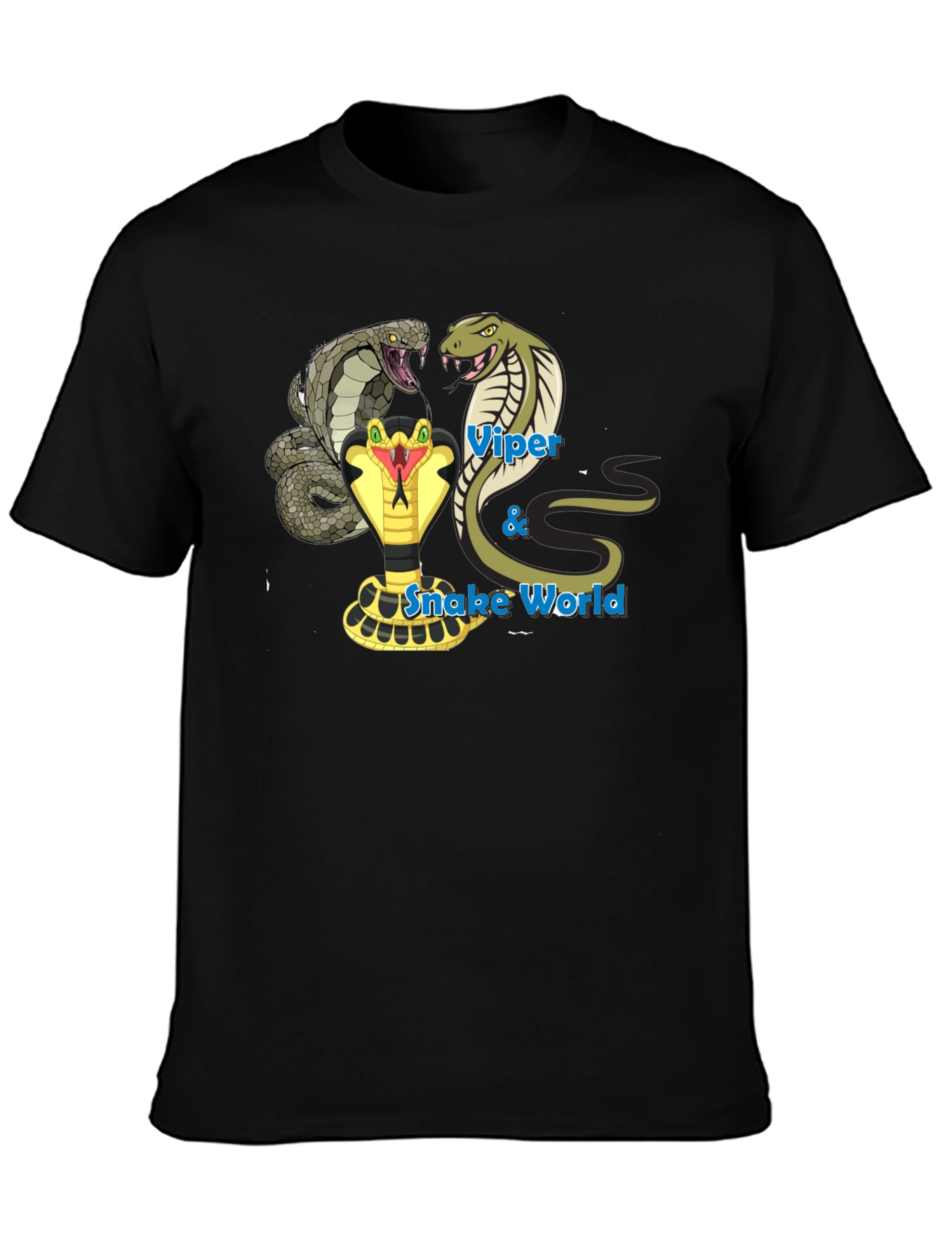 Viper & Snake World Graphic T-Shirt