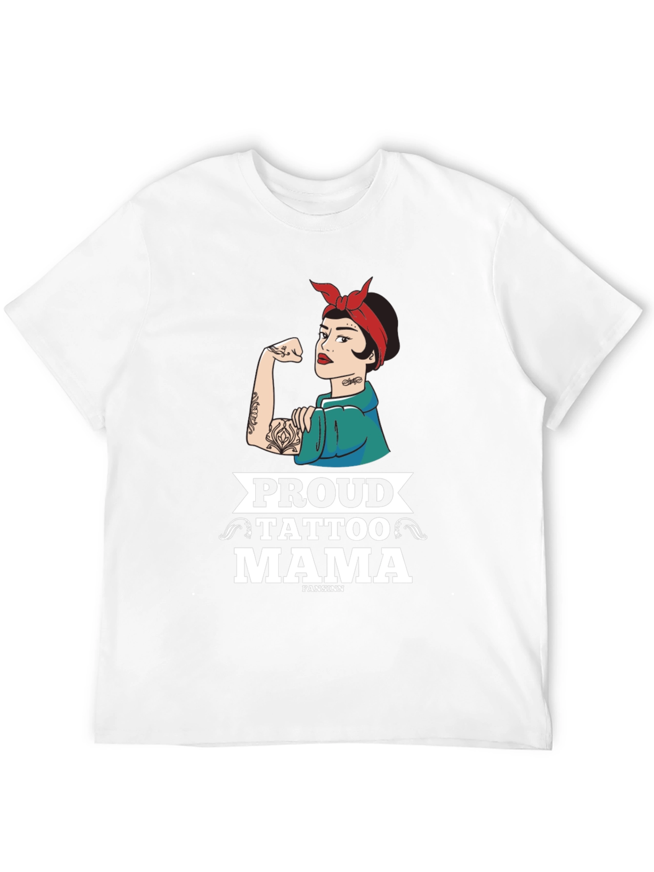 Proud Tattoo Mama T-Shirt - Black Graphic Tee