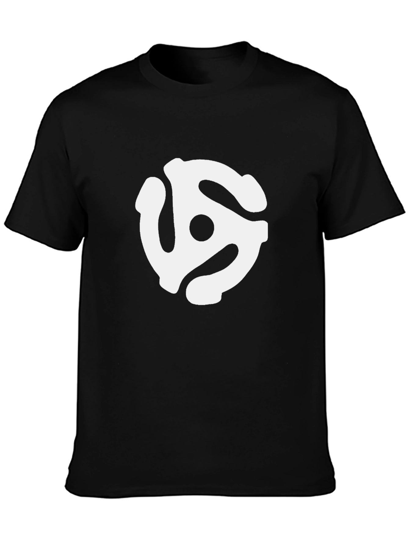 Retro Music Lover T-Shirt - 45 RPM Adapter Design