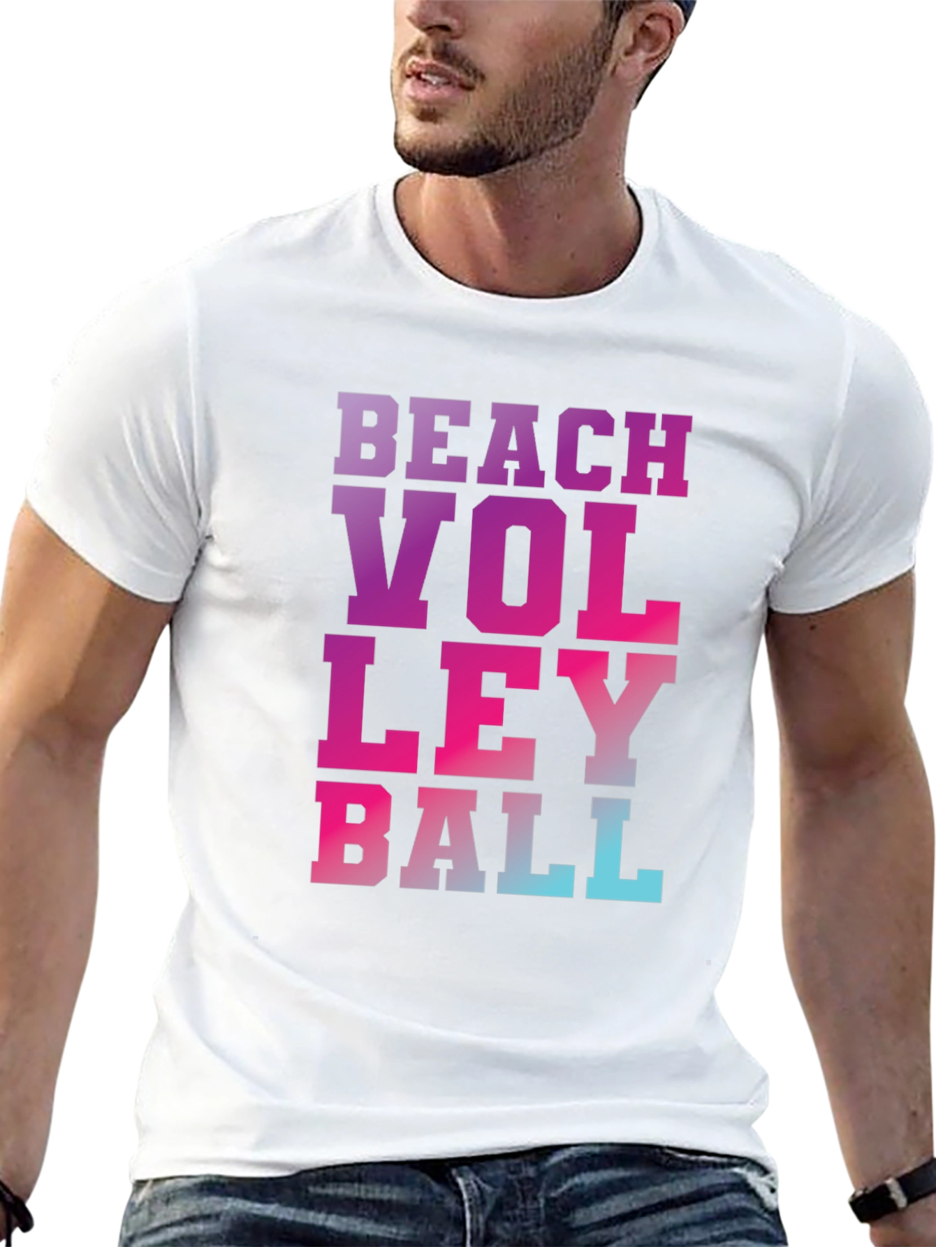 Beach Volleyball Graphic Tee