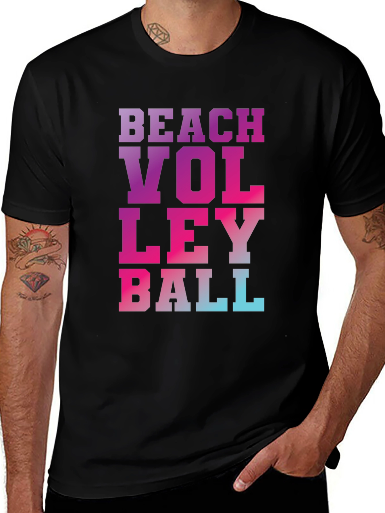 Beach Volleyball Graphic Tee