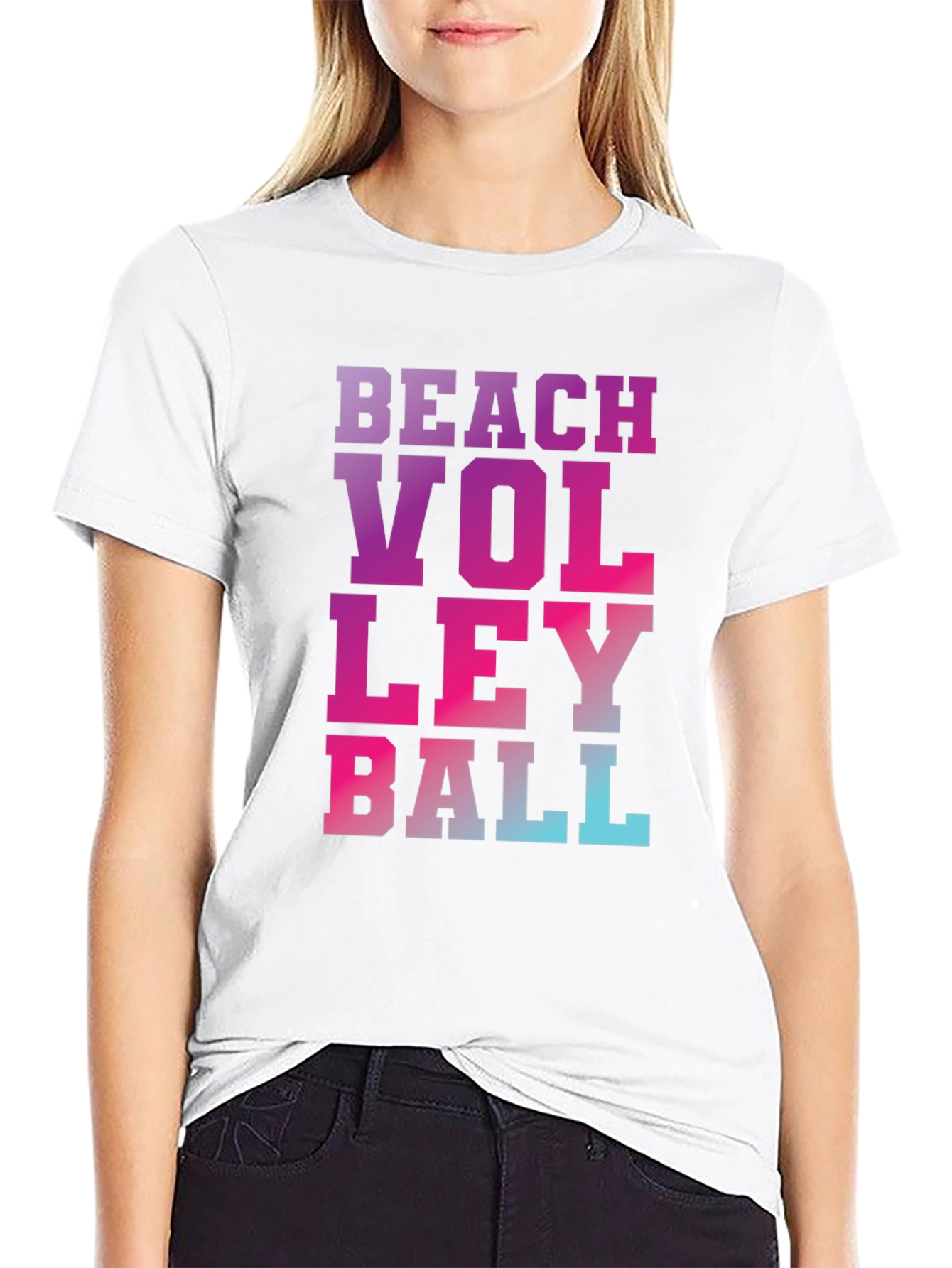 Beach Volleyball Graphic Tee