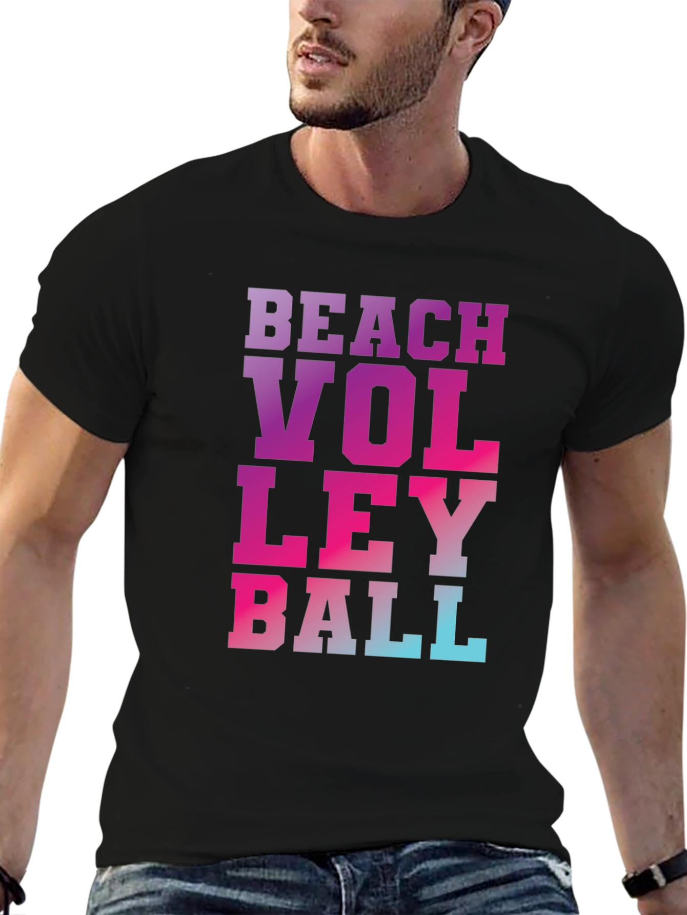 Beach Volleyball Graphic Tee