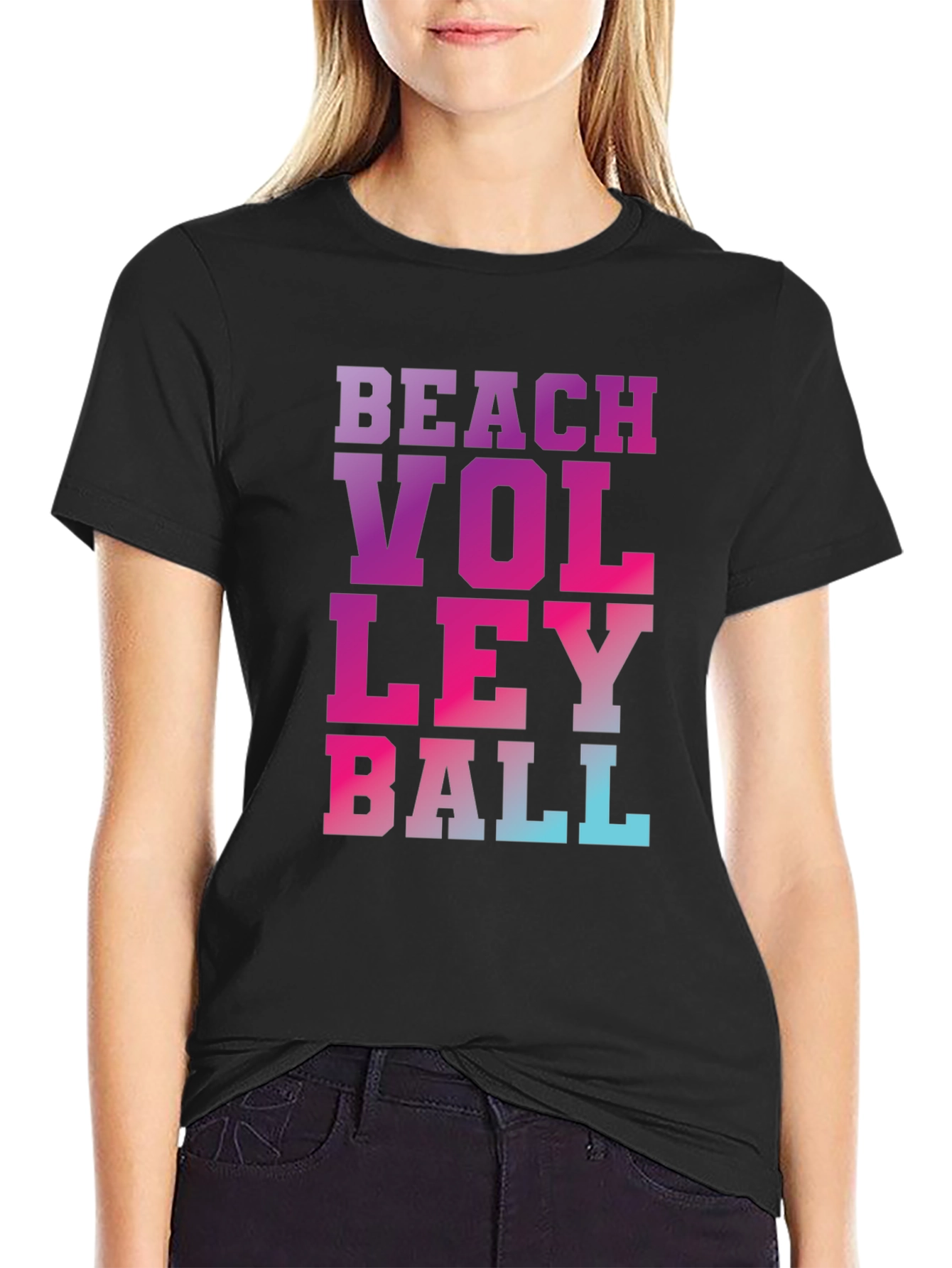 Beach Volleyball Graphic Tee