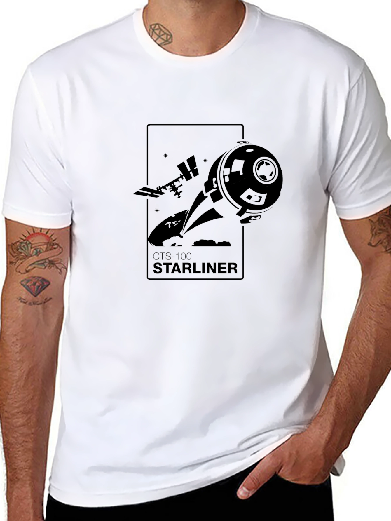Starliner Graphic T-Shirt - Space Exploration Tee
