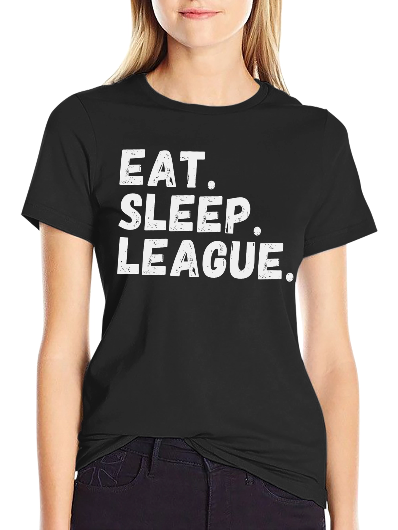 Eat Sleep League T-Shirt - Gamer Style