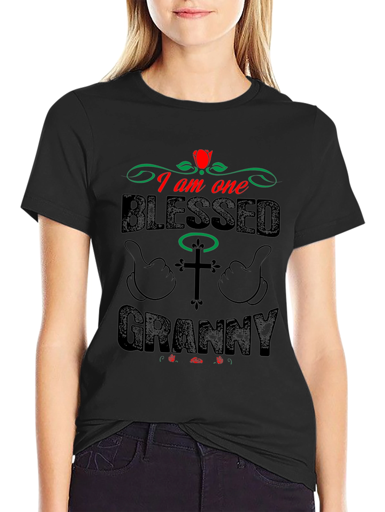 Blessed Granny T-Shirt - Cute Grandma Tee