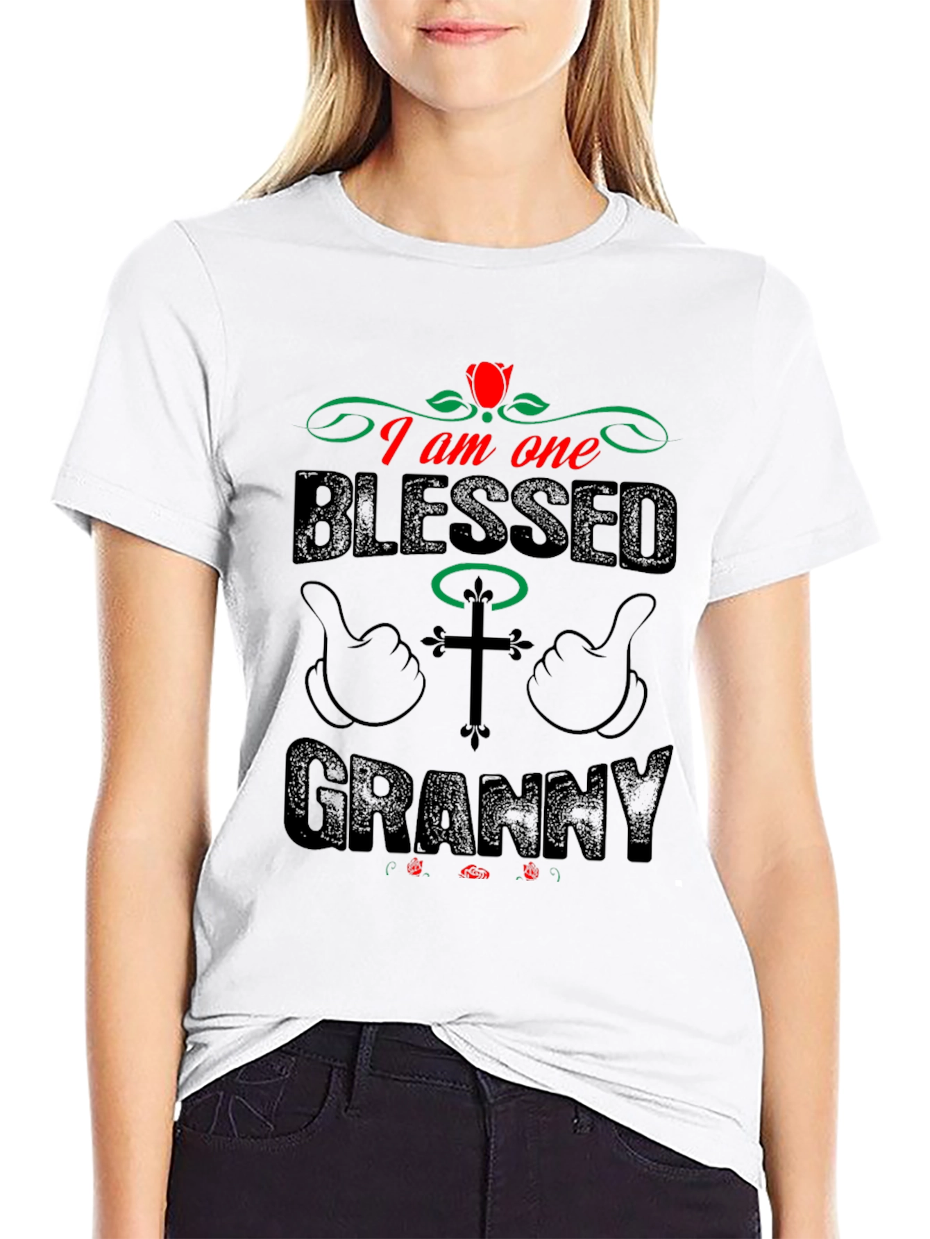 Blessed Granny T-Shirt - Cute Grandma Tee