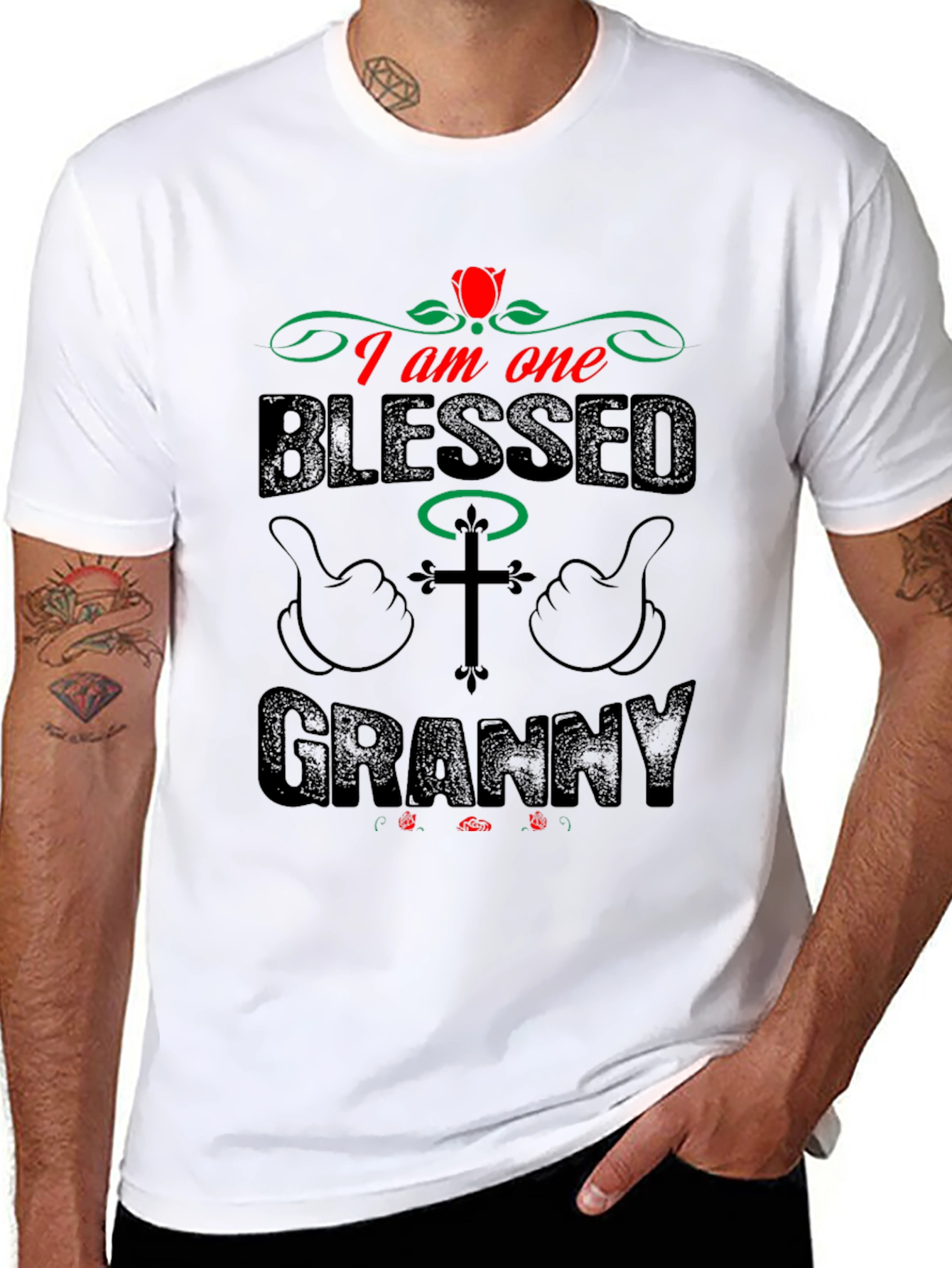 Blessed Granny T-Shirt - Cute Grandma Tee