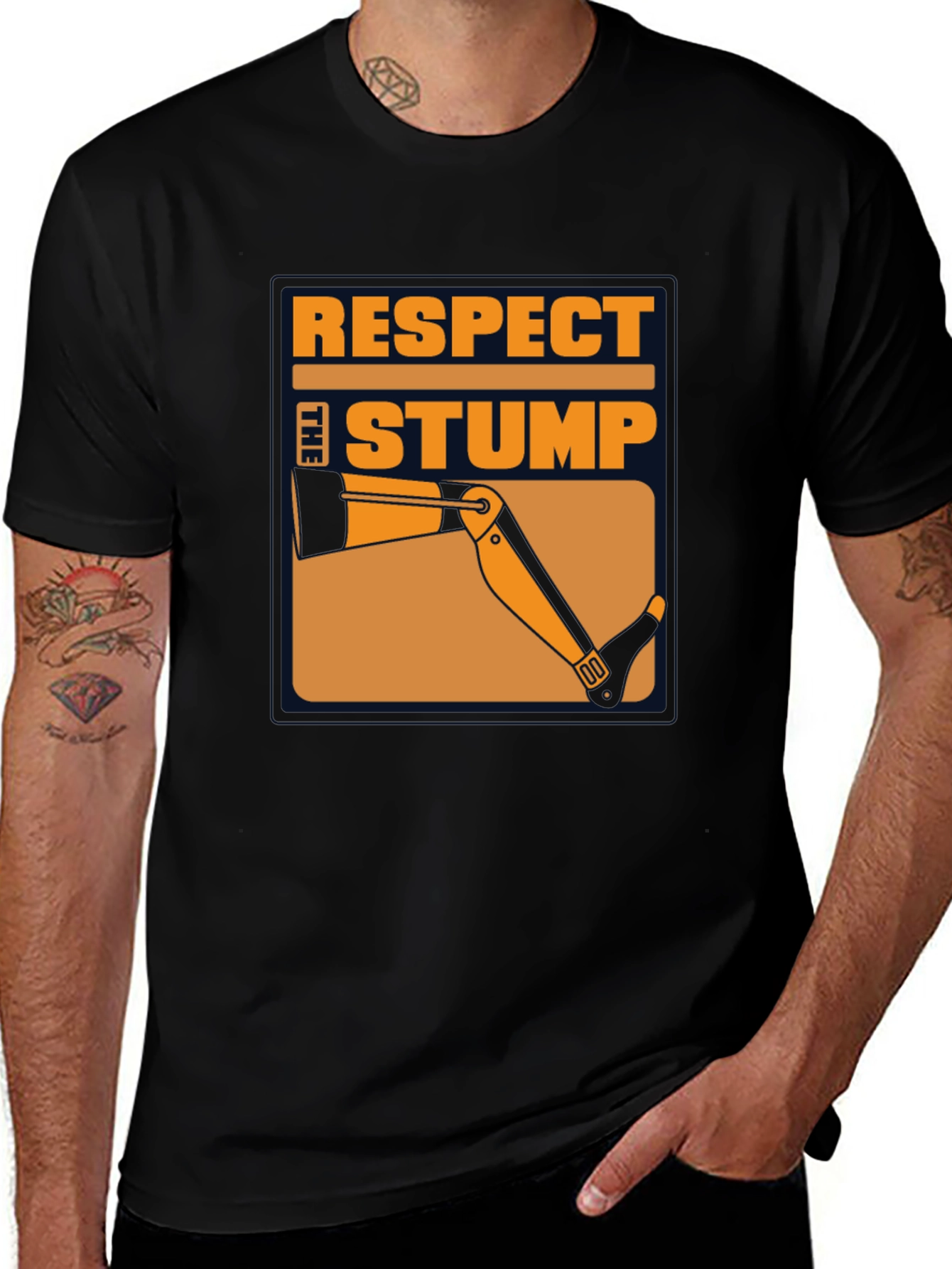 Respect the Stump T-Shirt - Tree Removal Apparel