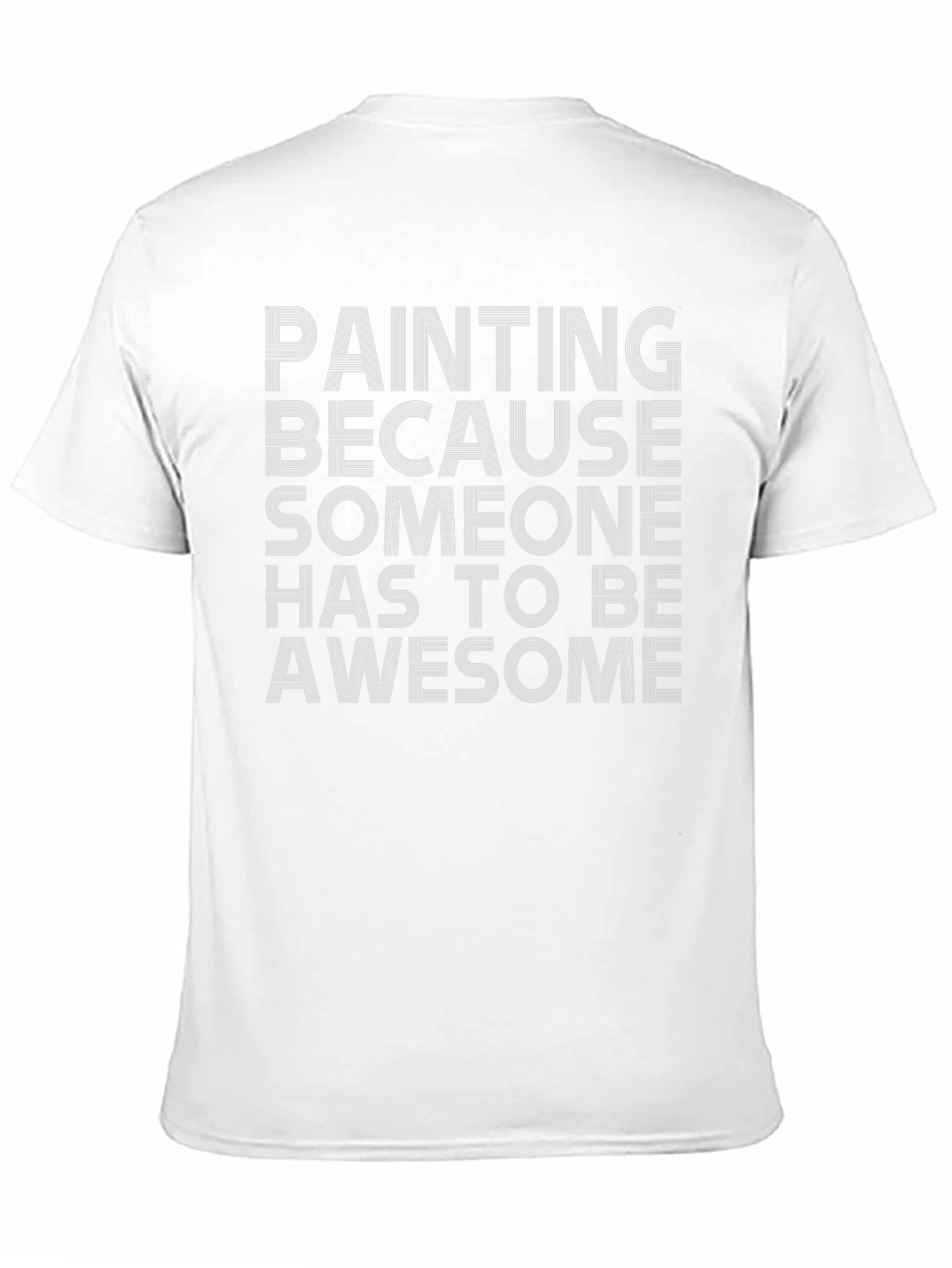 Awesome Painter T-Shirt - Black Cotton Tee