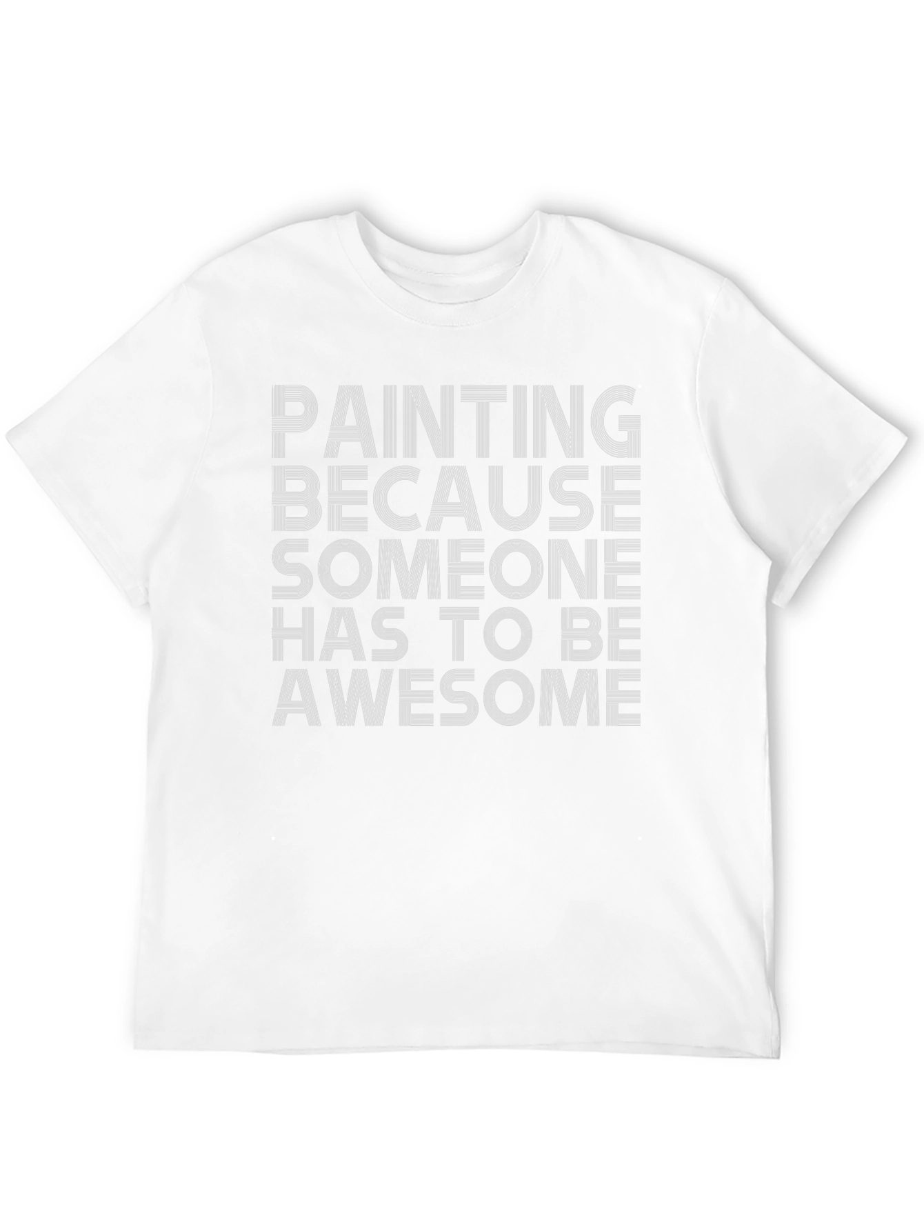 Awesome Painter T-Shirt - Black Cotton Tee