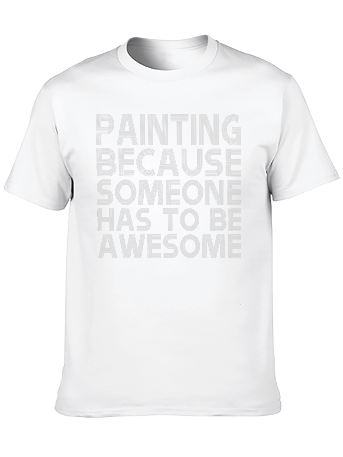 Awesome Painter T-Shirt - Black Cotton Tee