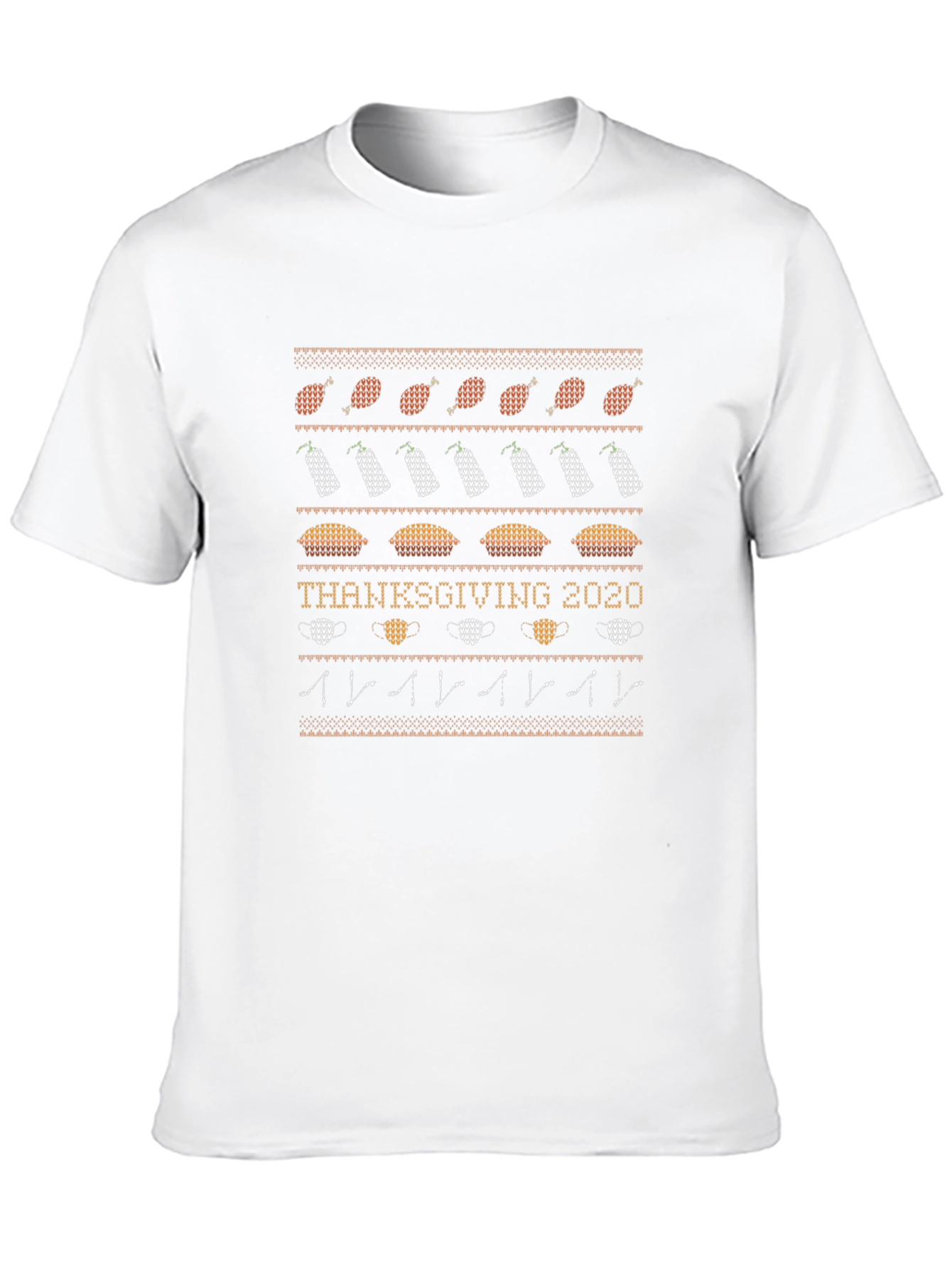 Thanksgiving 2020 Funny Pattern T-Shirt