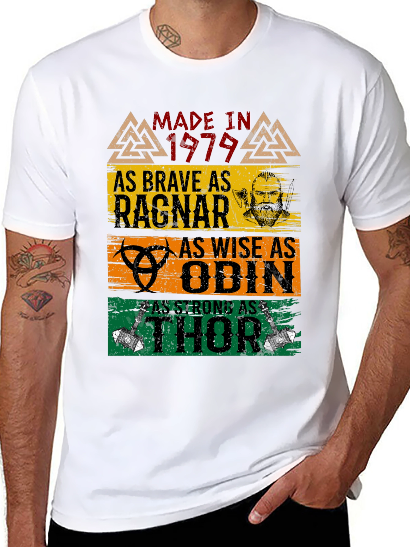 Made in 1979 Viking T-Shirt Ragnar Odin Thor