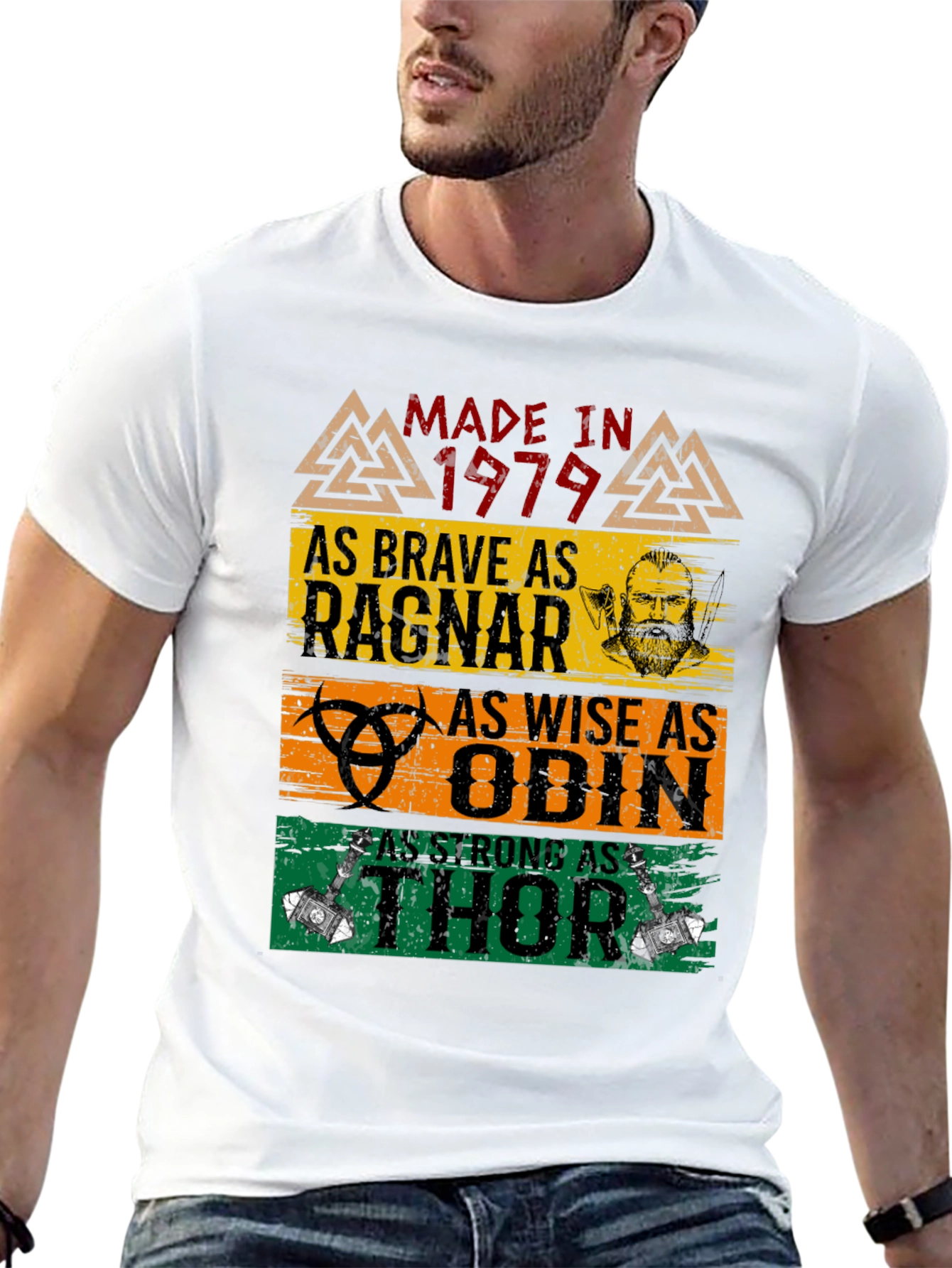 Made in 1979 Viking T-Shirt Ragnar Odin Thor