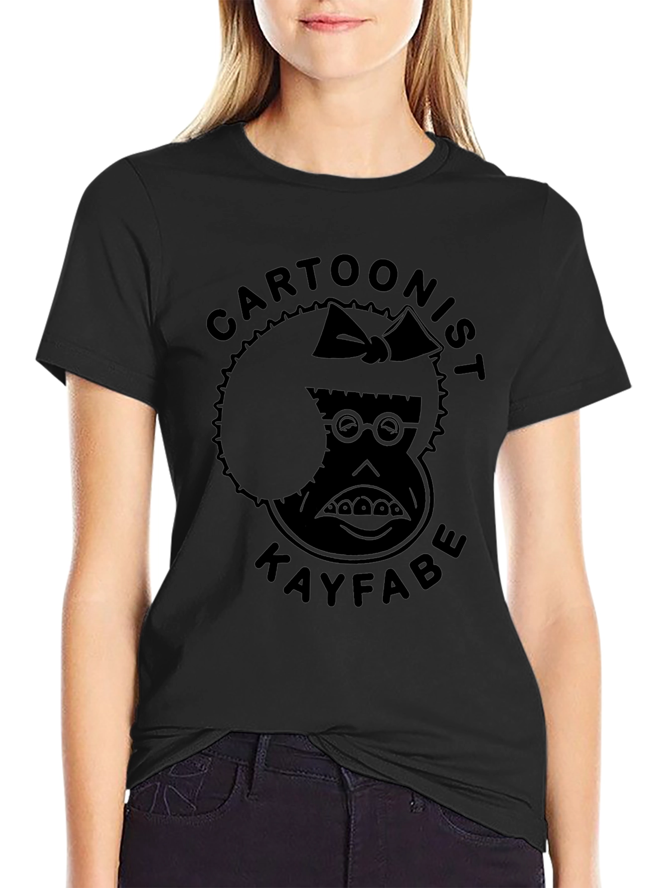 Cartoonist Kayfabe Black T-Shirt