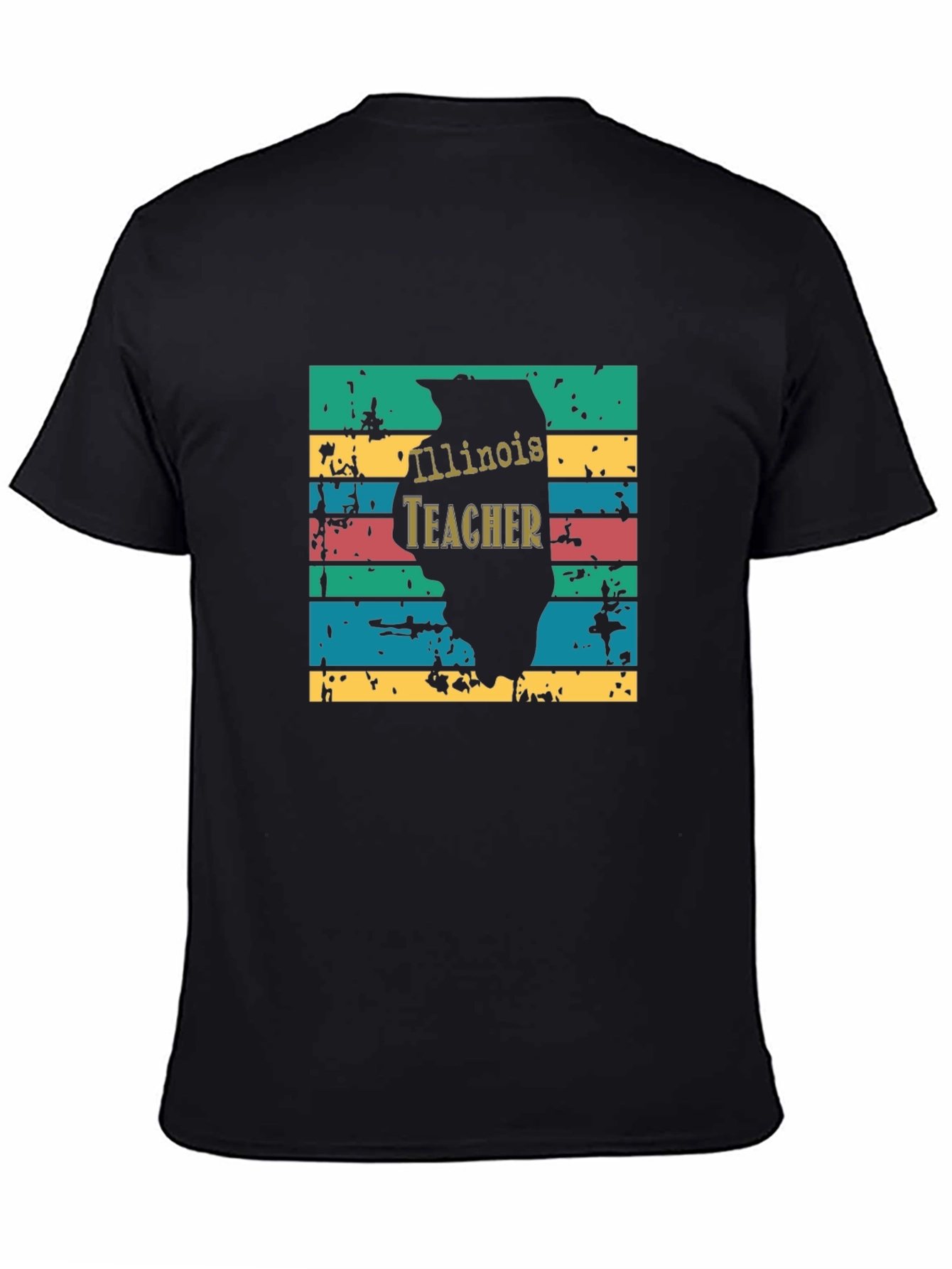 Illinois Teacher Retro T-Shirt