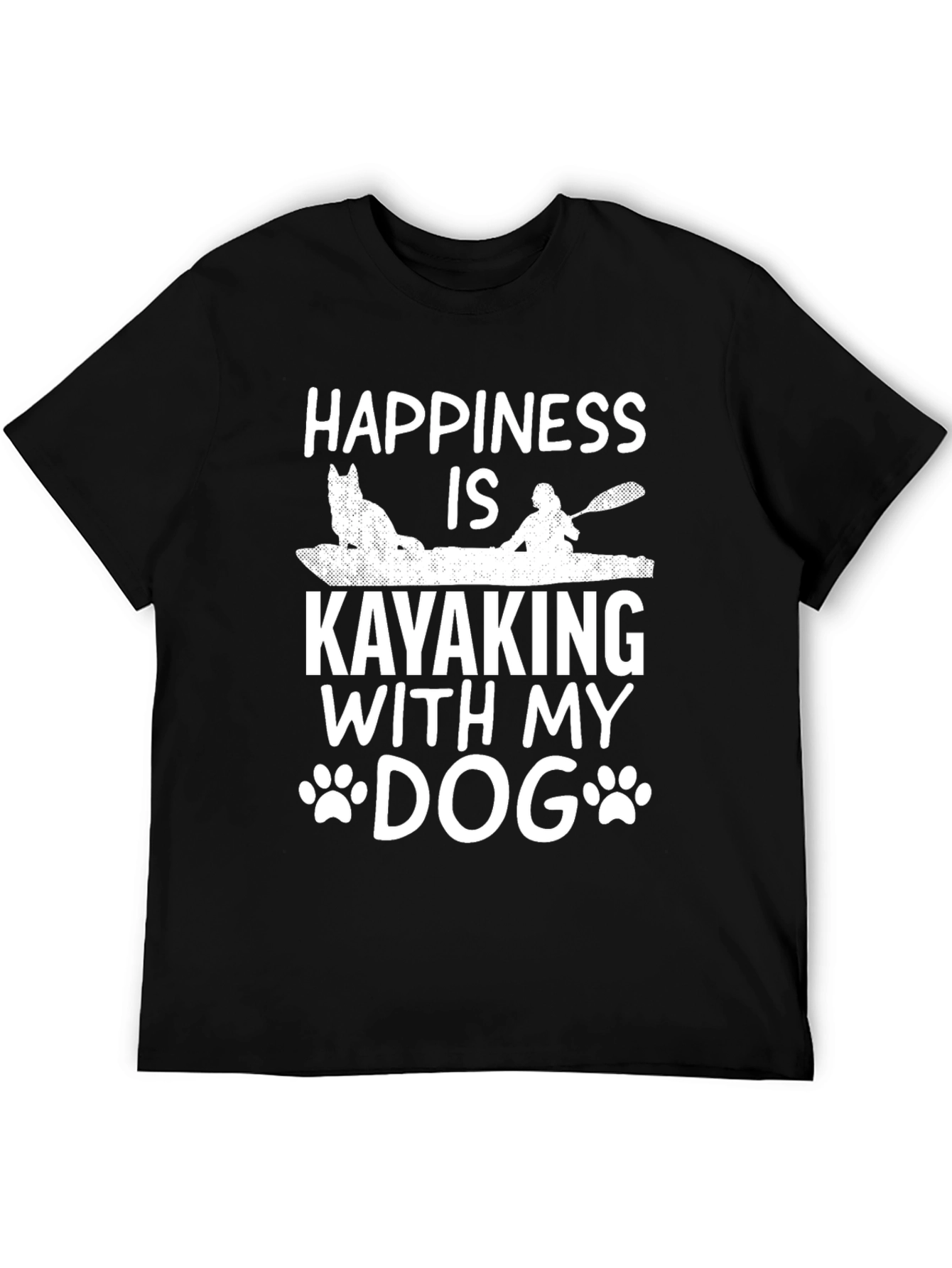 Happiness is Kayaking with my Dog T-Shirt
