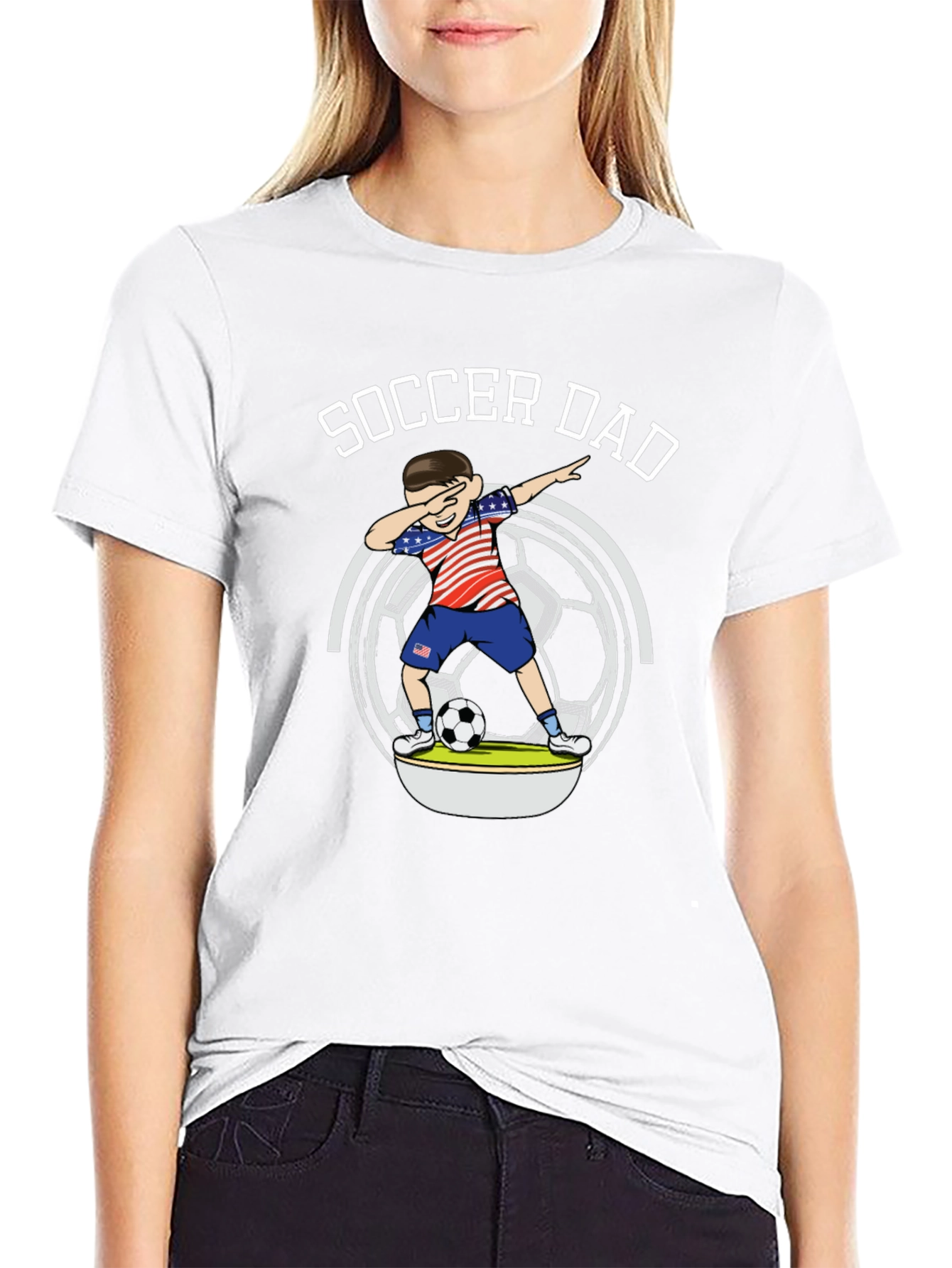 Soccer Dad T-Shirt - USA Dab Graphic Tee