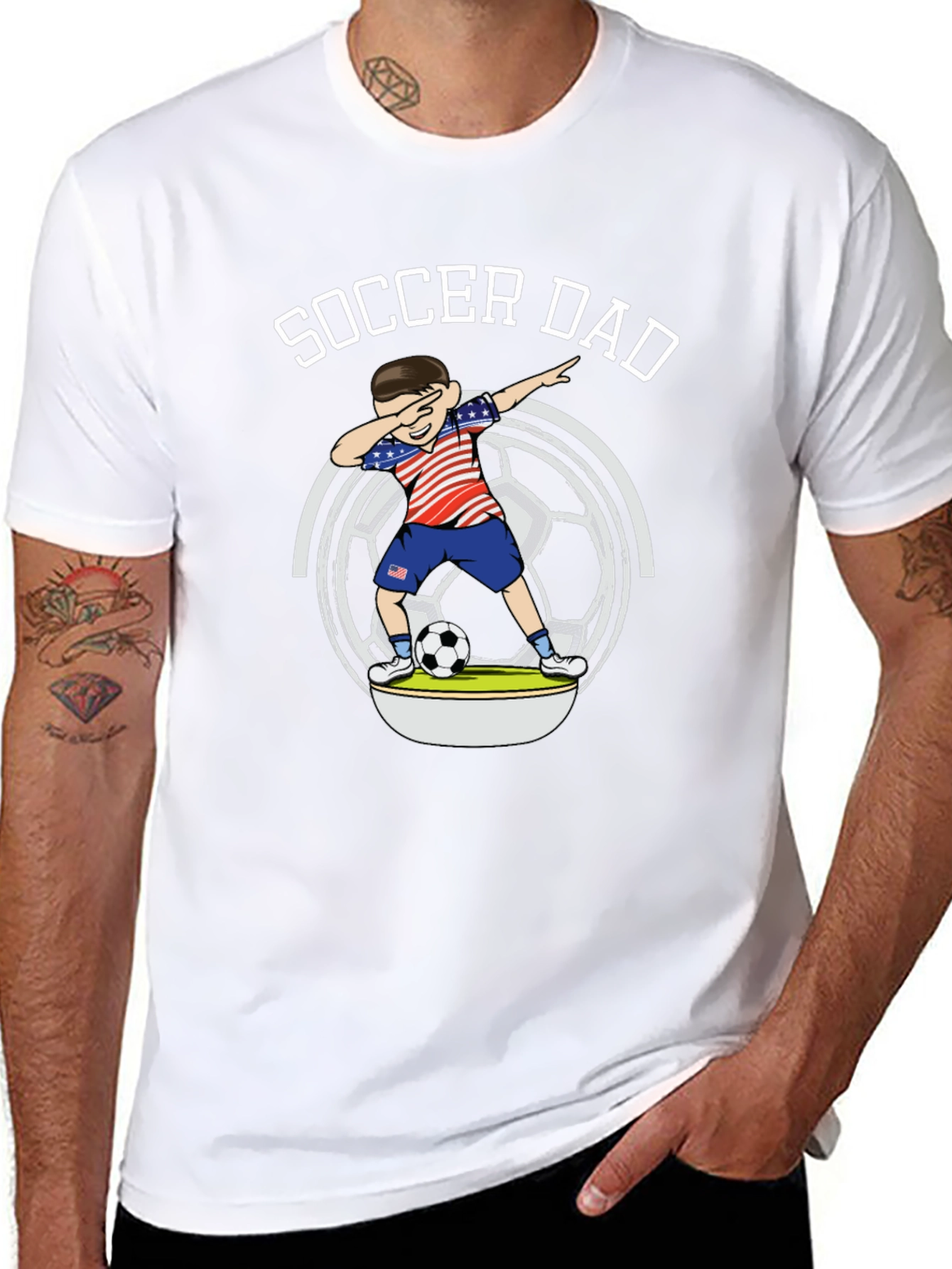 Soccer Dad T-Shirt - USA Dab Graphic Tee