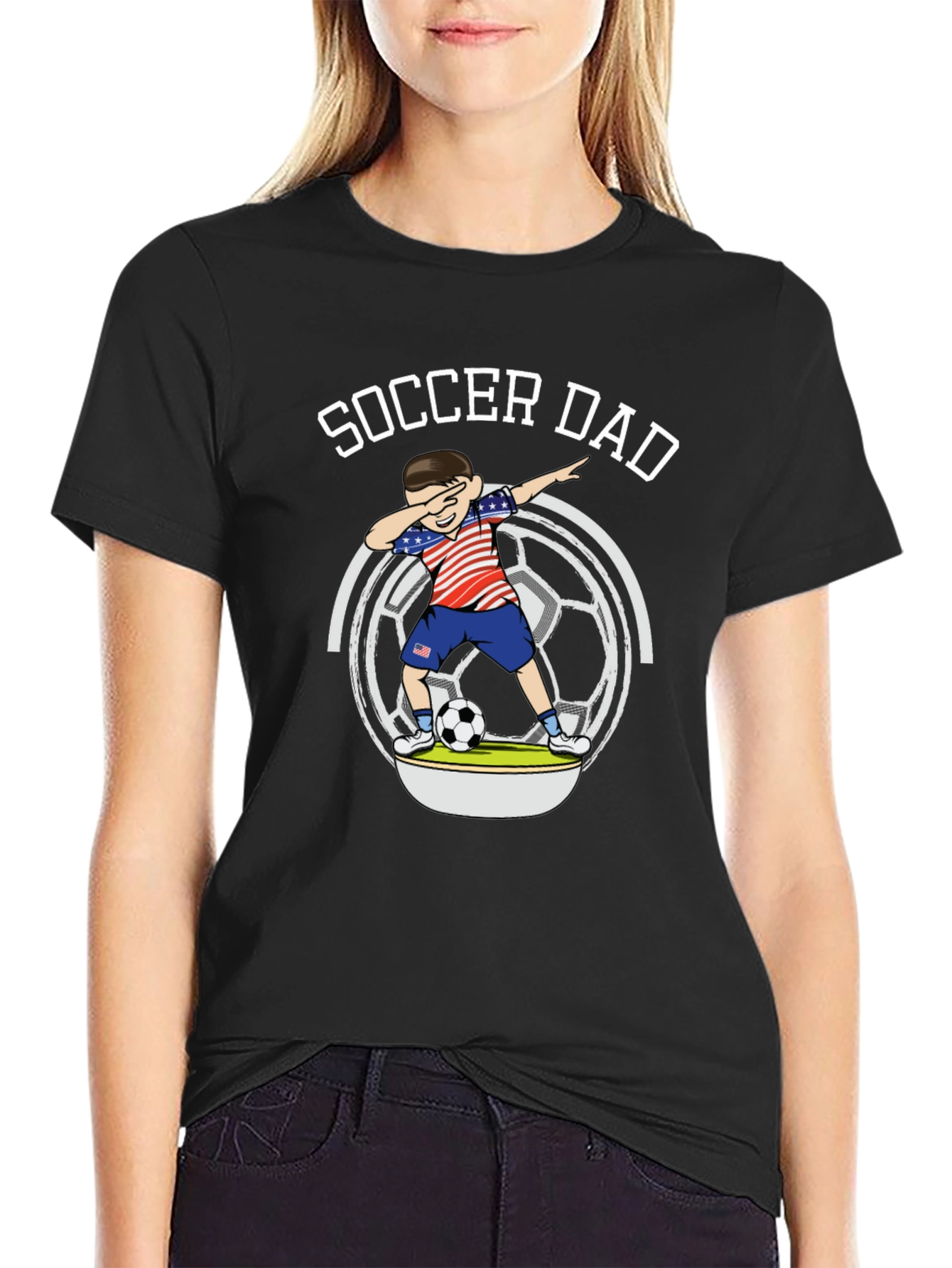 Soccer Dad T-Shirt - USA Dab Graphic Tee