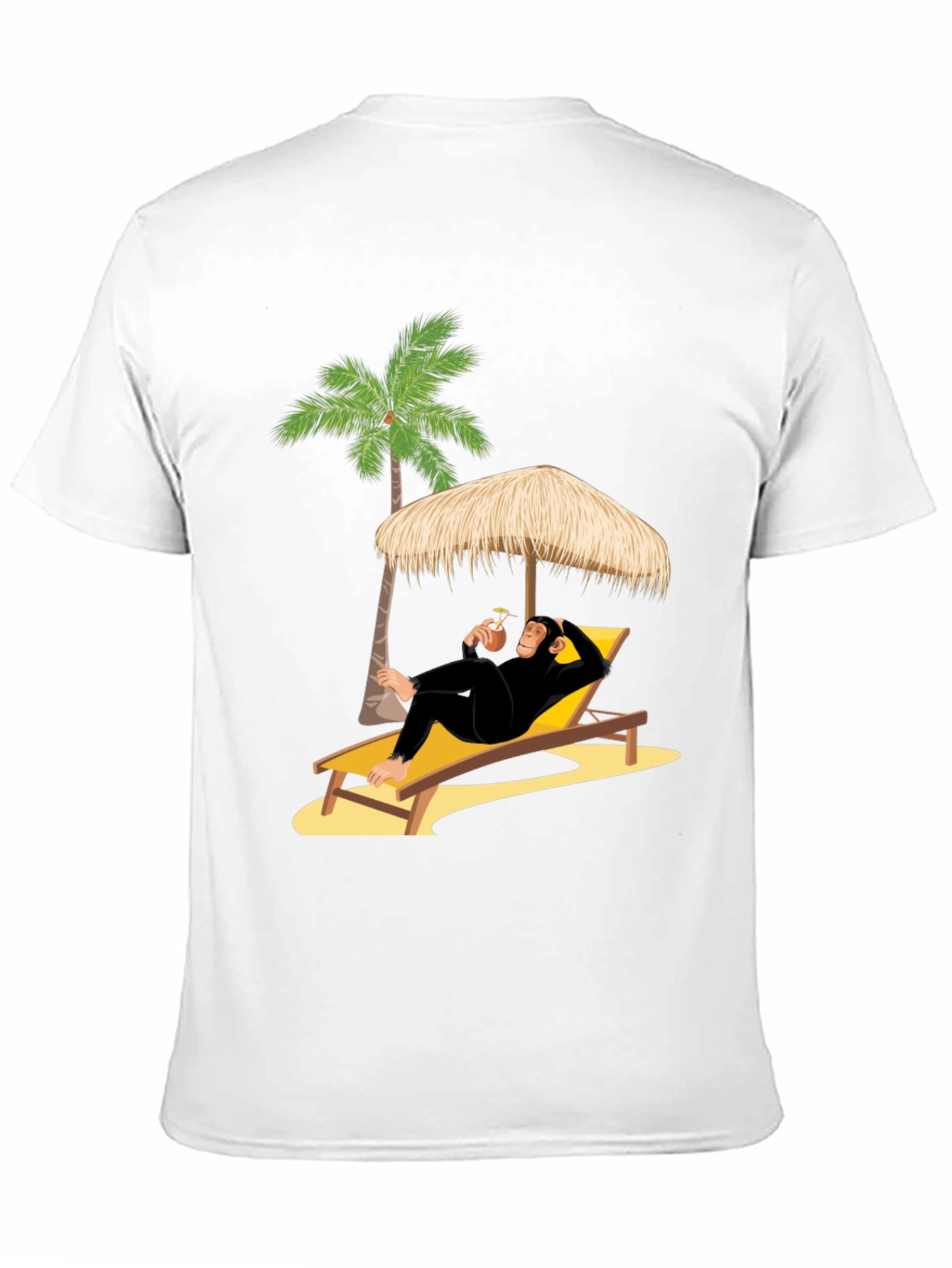 Relaxing Chimp T-Shirt - Beach Vibes