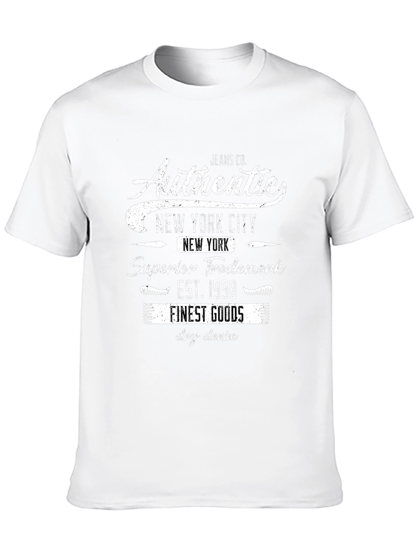 Authentic New York City Black Graphic Tee