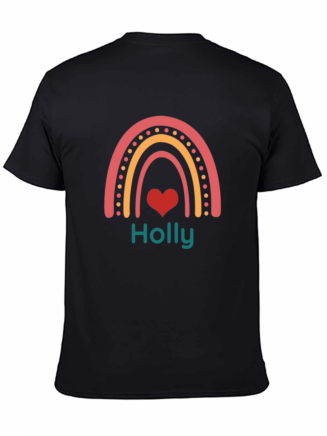 Holly Rainbow Heart T-Shirt
