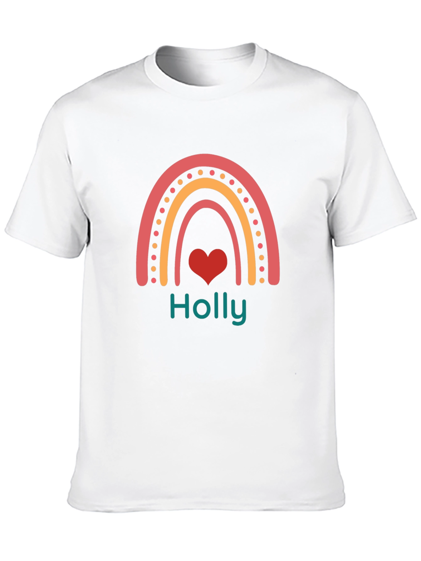 Holly Rainbow Heart T-Shirt