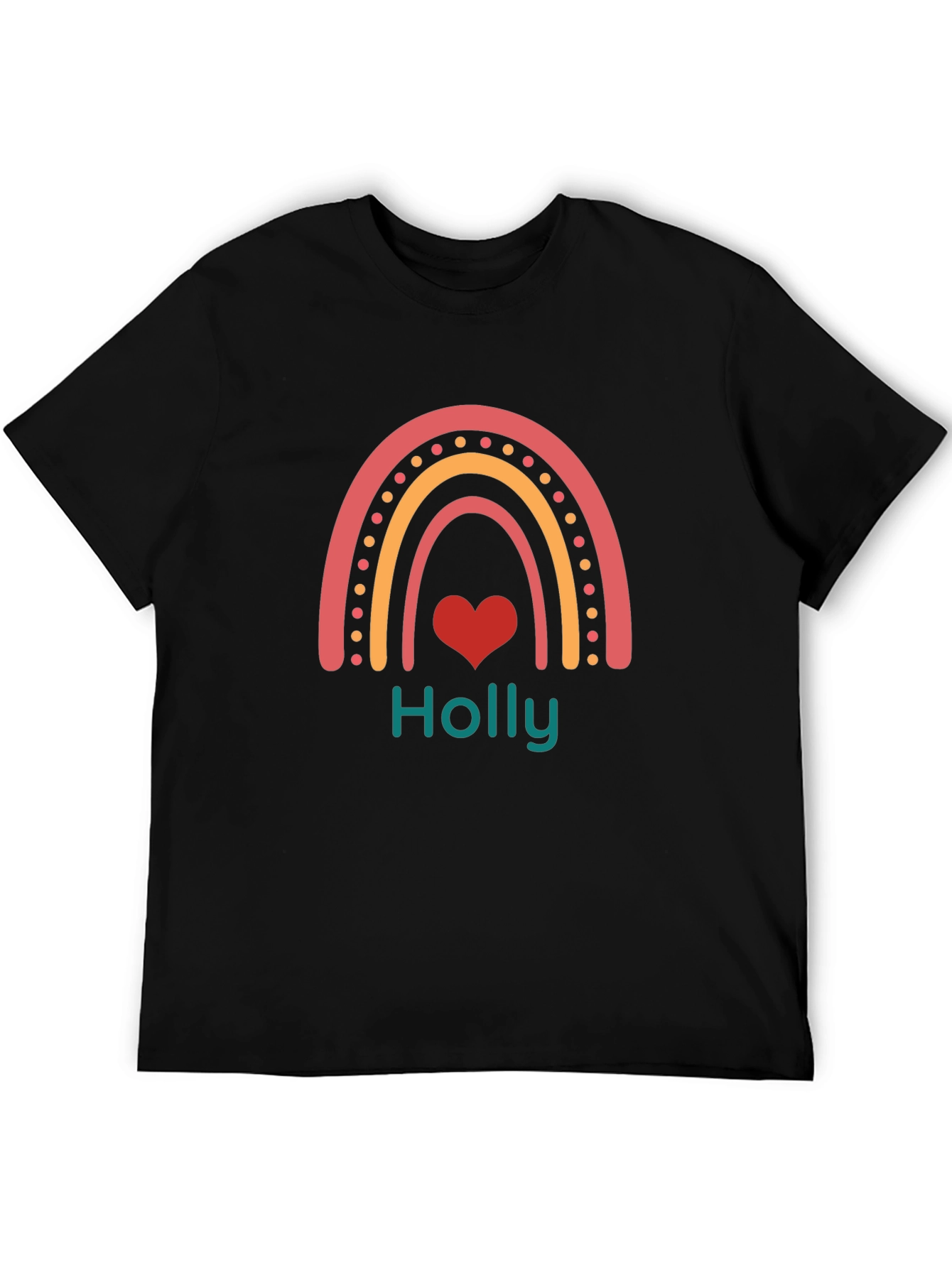 Holly Rainbow Heart T-Shirt