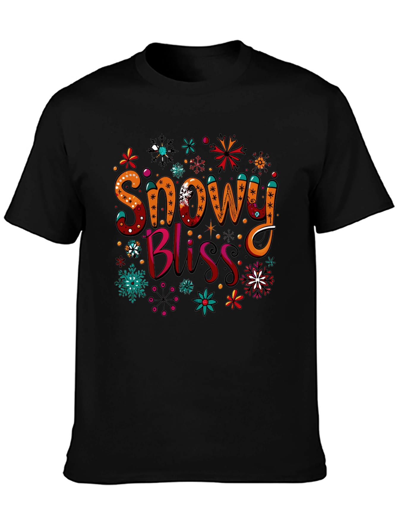 Snowy Bliss Holiday Graphic Tee
