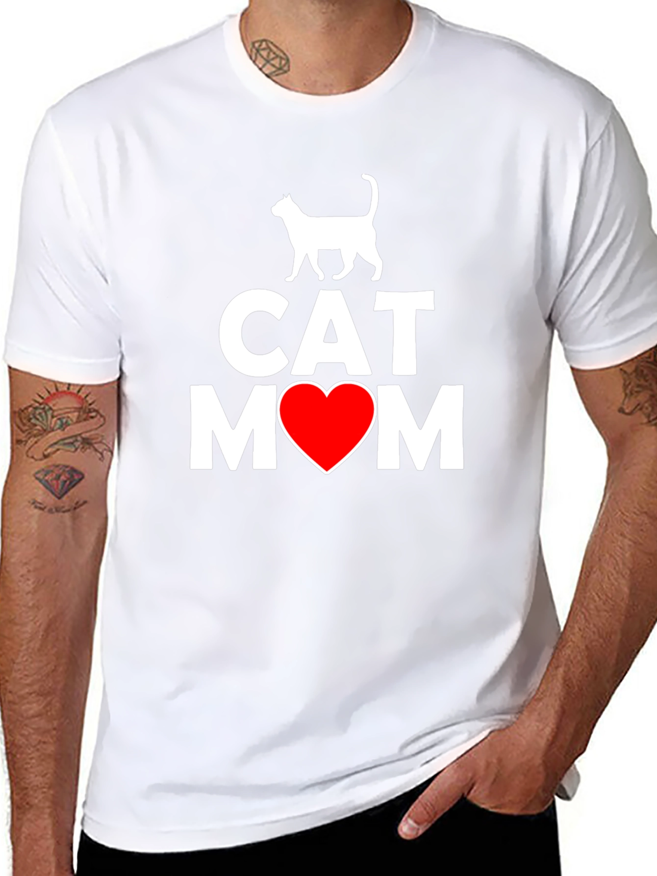 Cat Mom T-Shirt - Graphic Tee