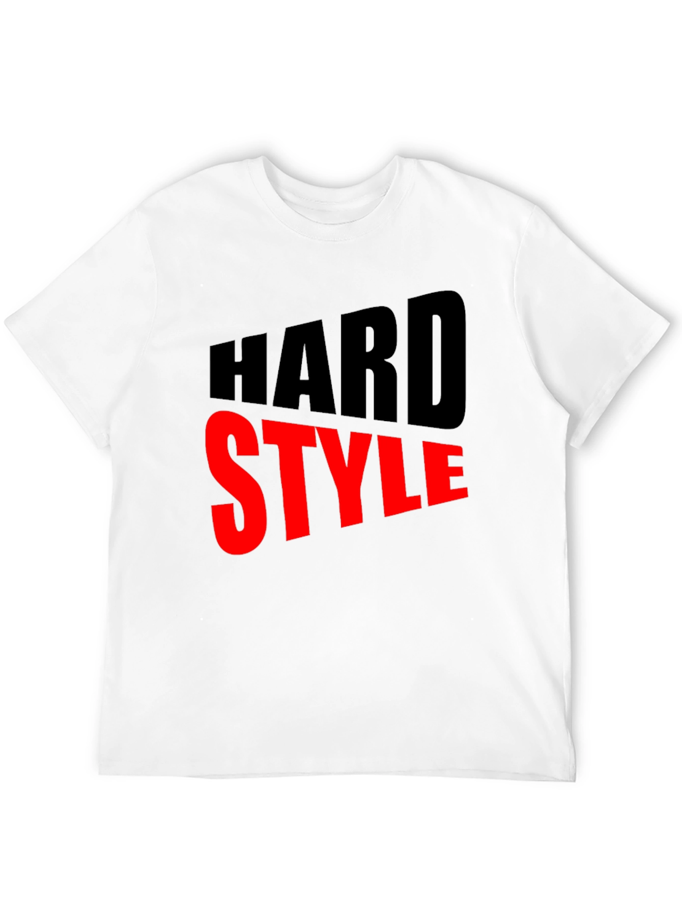 Hard Style Graphic Tee - Bold Black T-Shirt