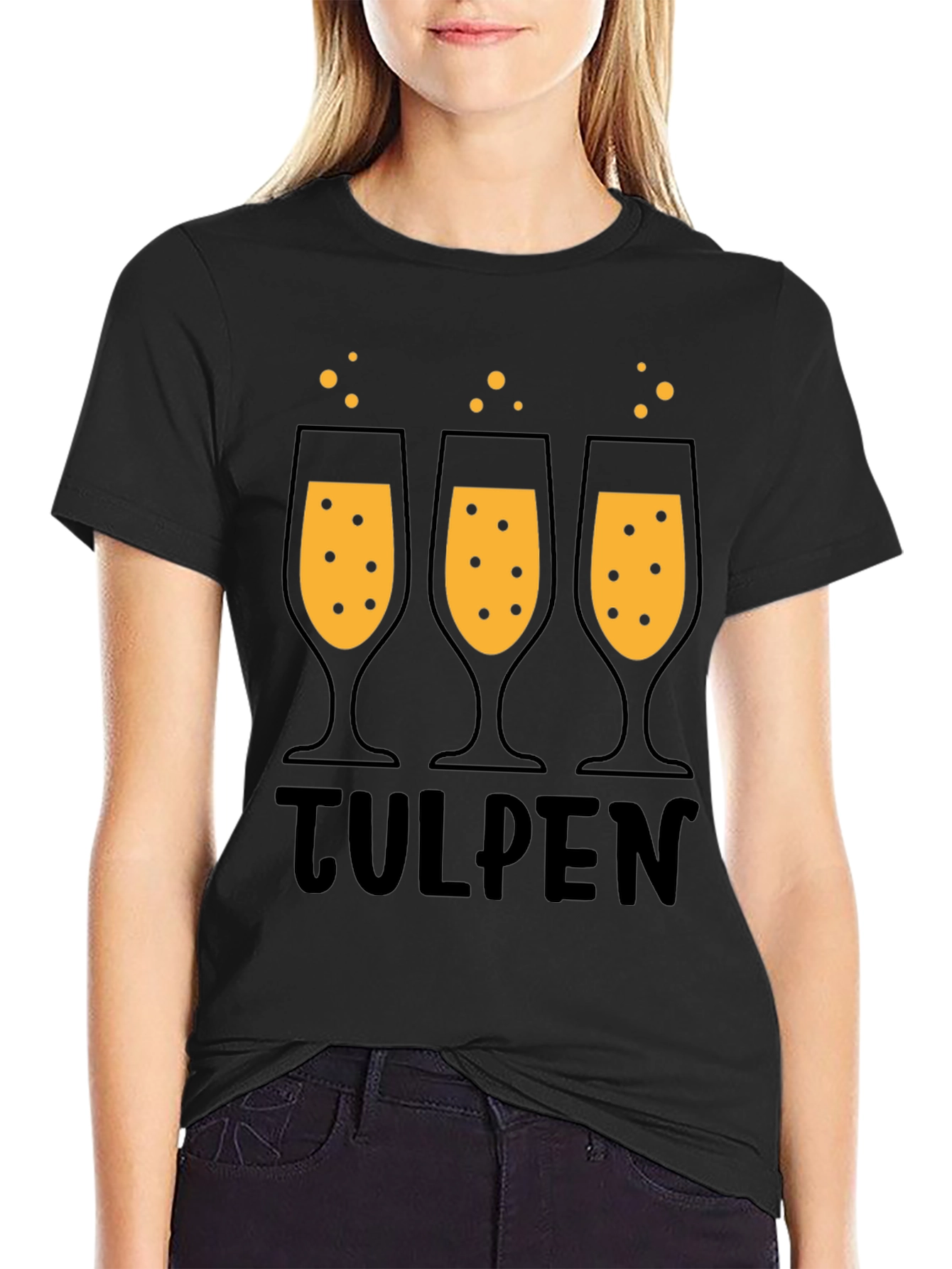 Tulpen Beer Glass T-Shirt - Party Ready