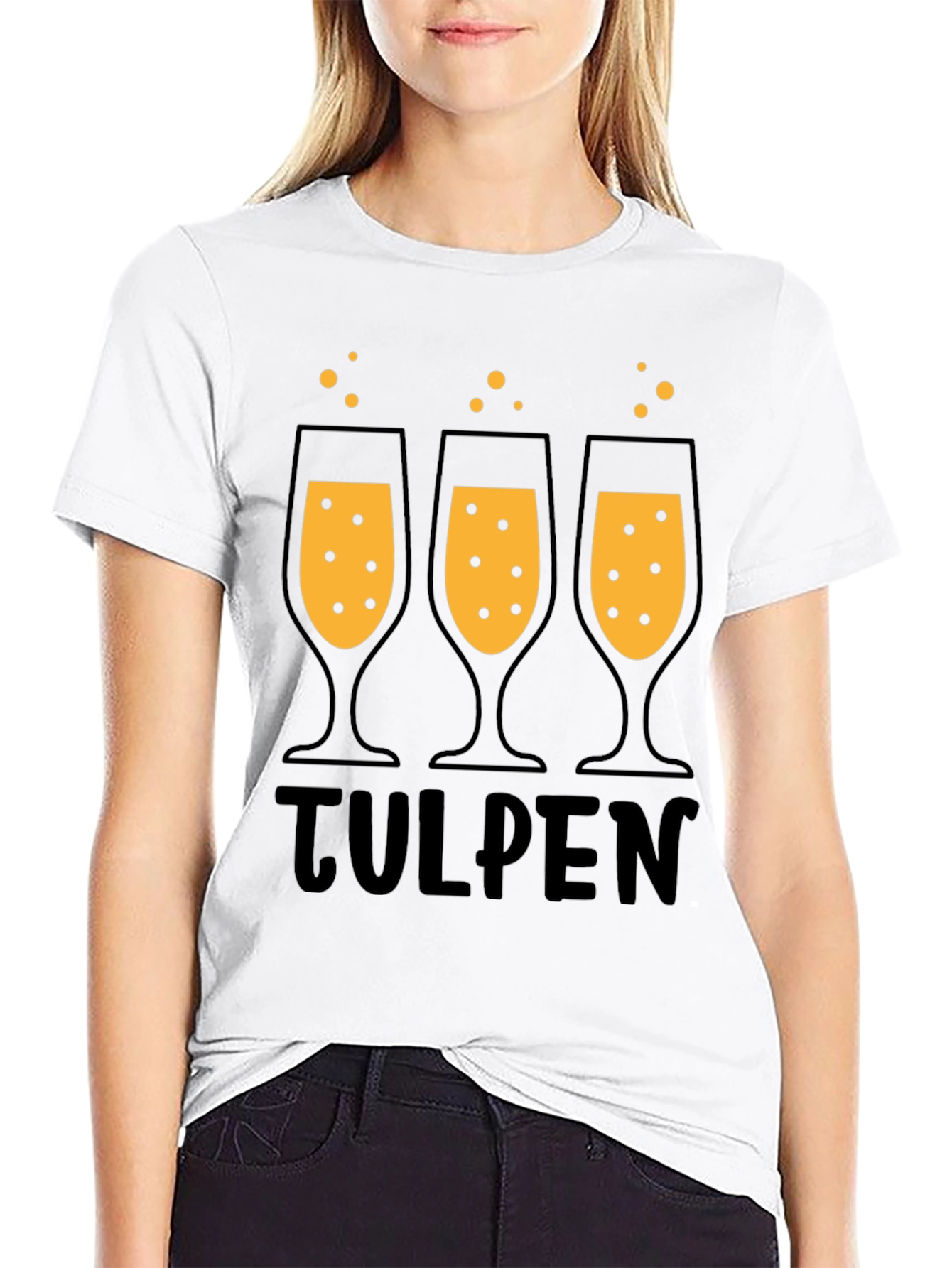 Tulpen Beer Glass T-Shirt - Party Ready