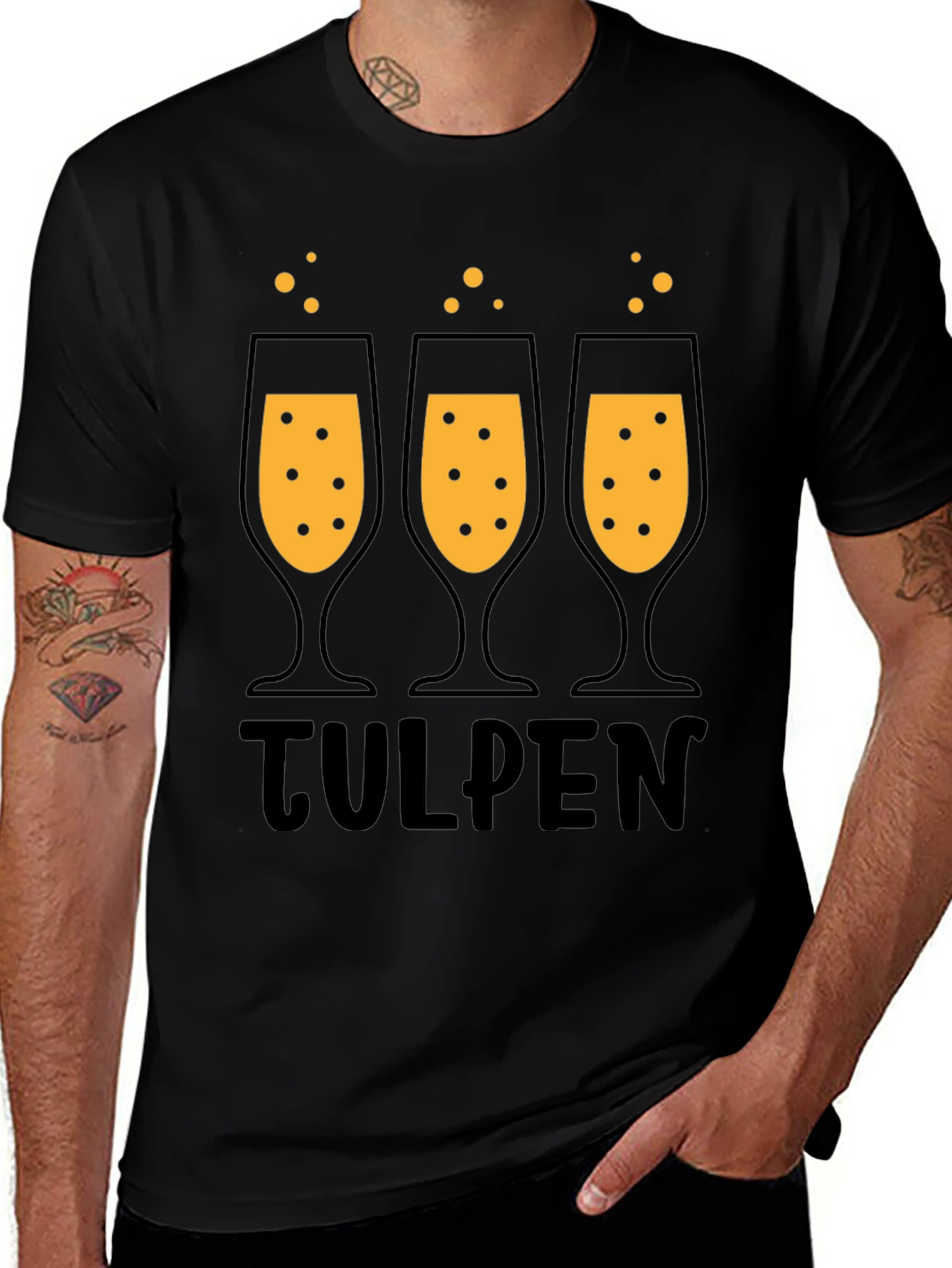 Tulpen Beer Glass T-Shirt - Party Ready