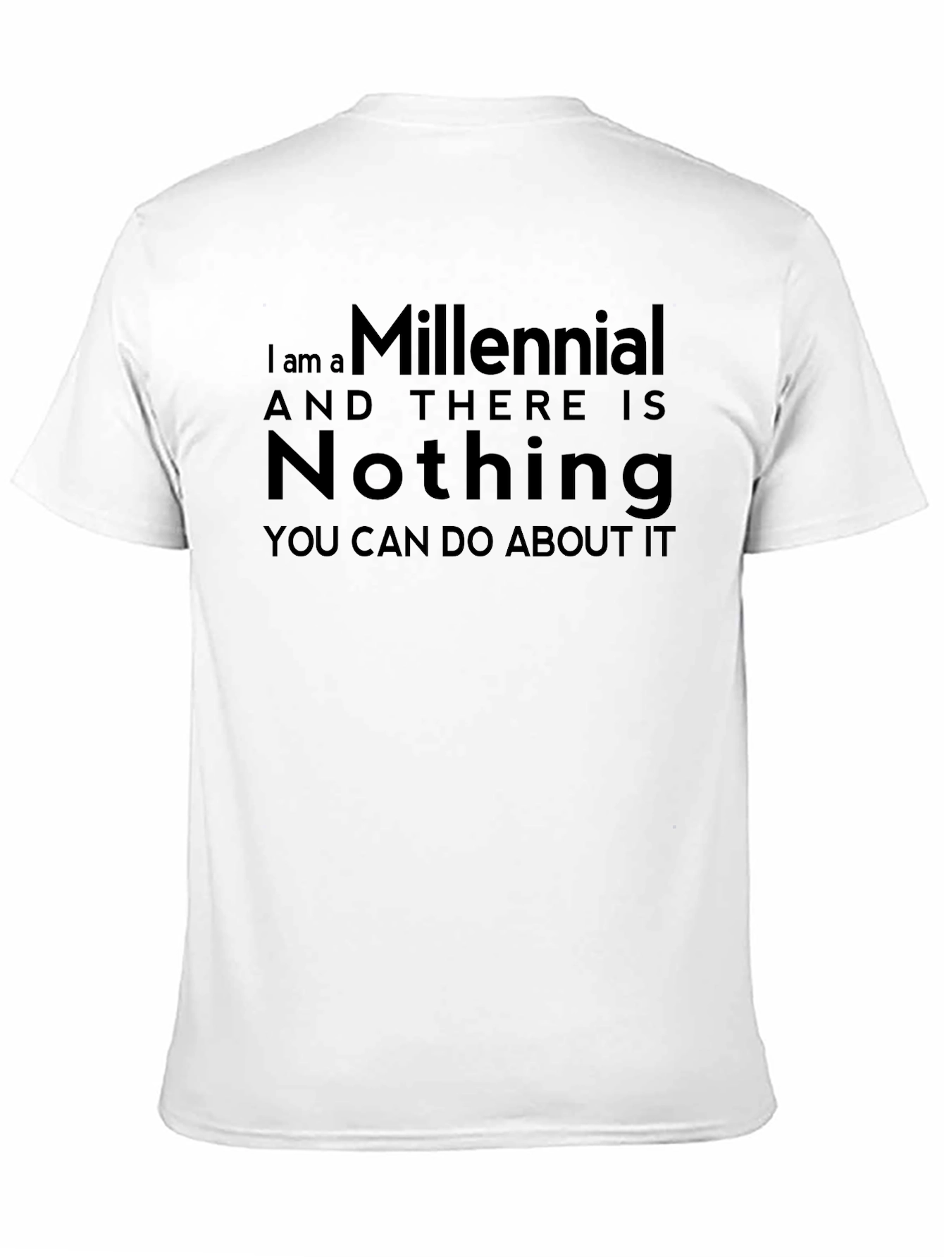 Millennial Statement T-Shirt - Black