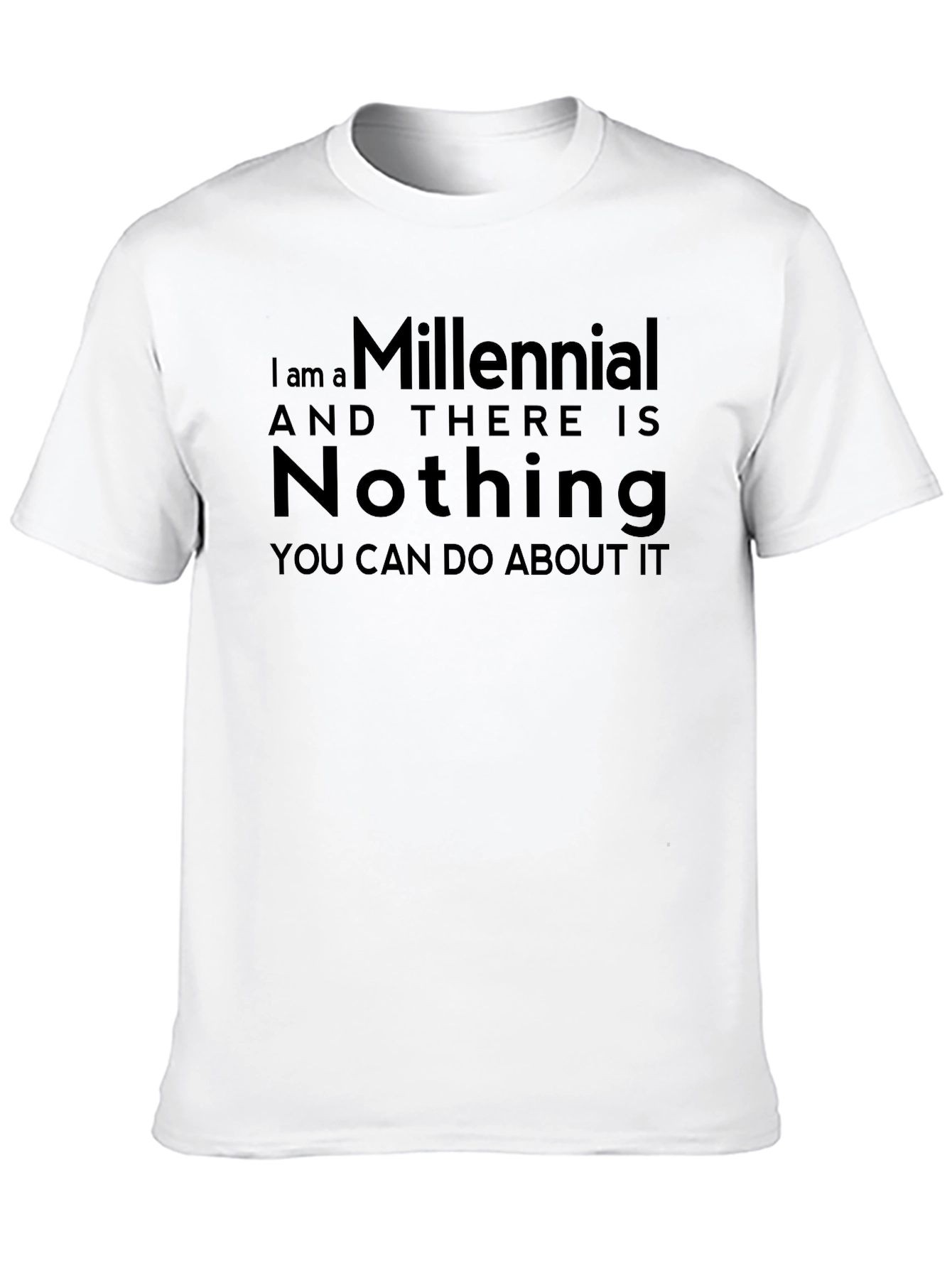 Millennial Statement T-Shirt - Black