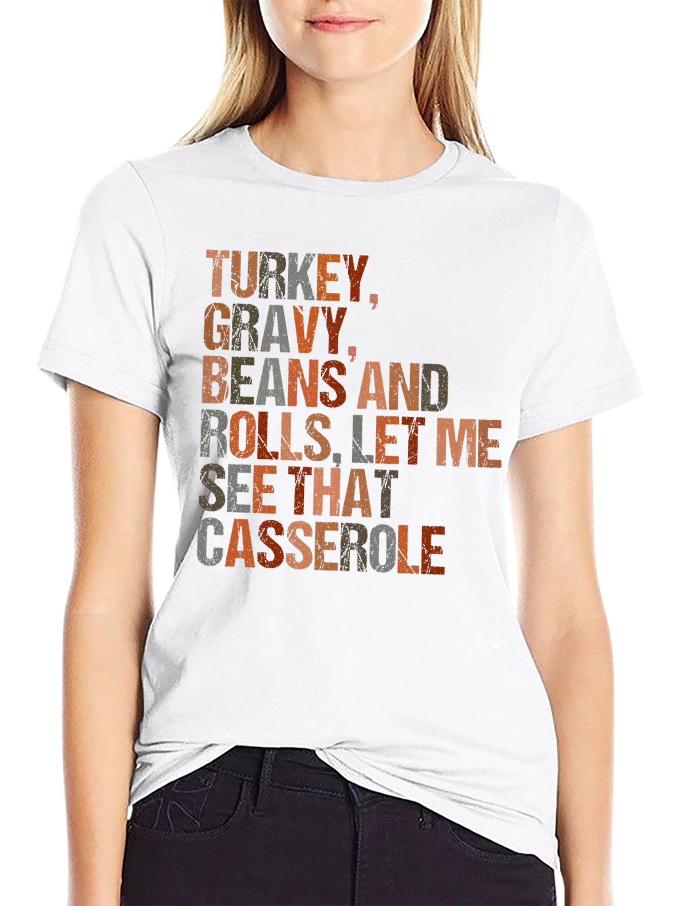 Thanksgiving Dinner T-Shirt - Turkey Gravy and Casserole