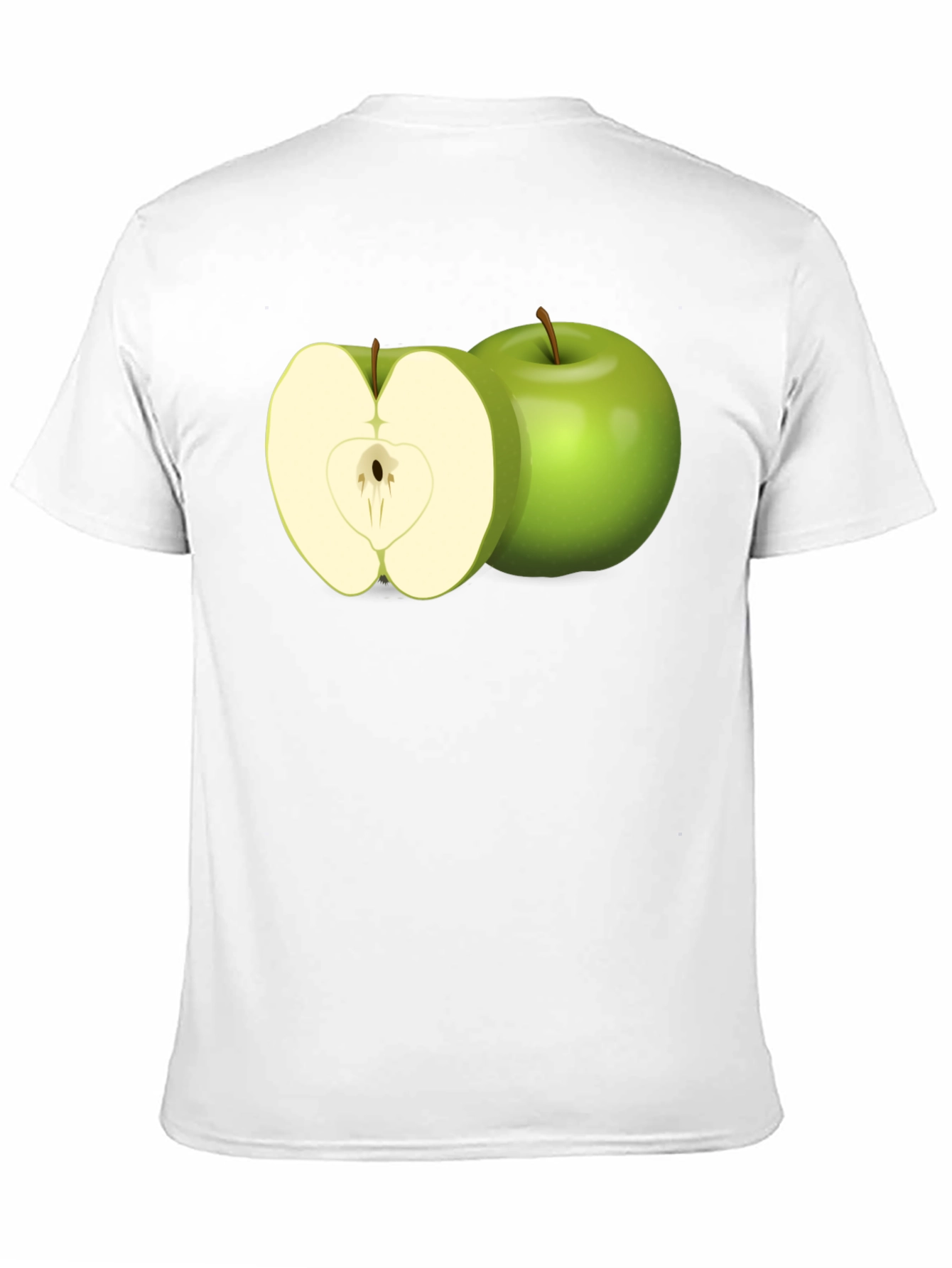 Apple Graphic T-Shirt - Modern Fruit Tee