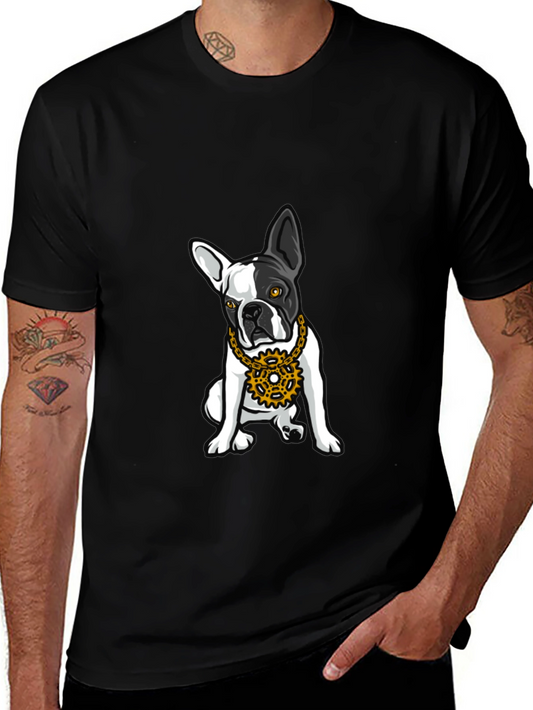 Cool Bulldog Graphic T-Shirt
