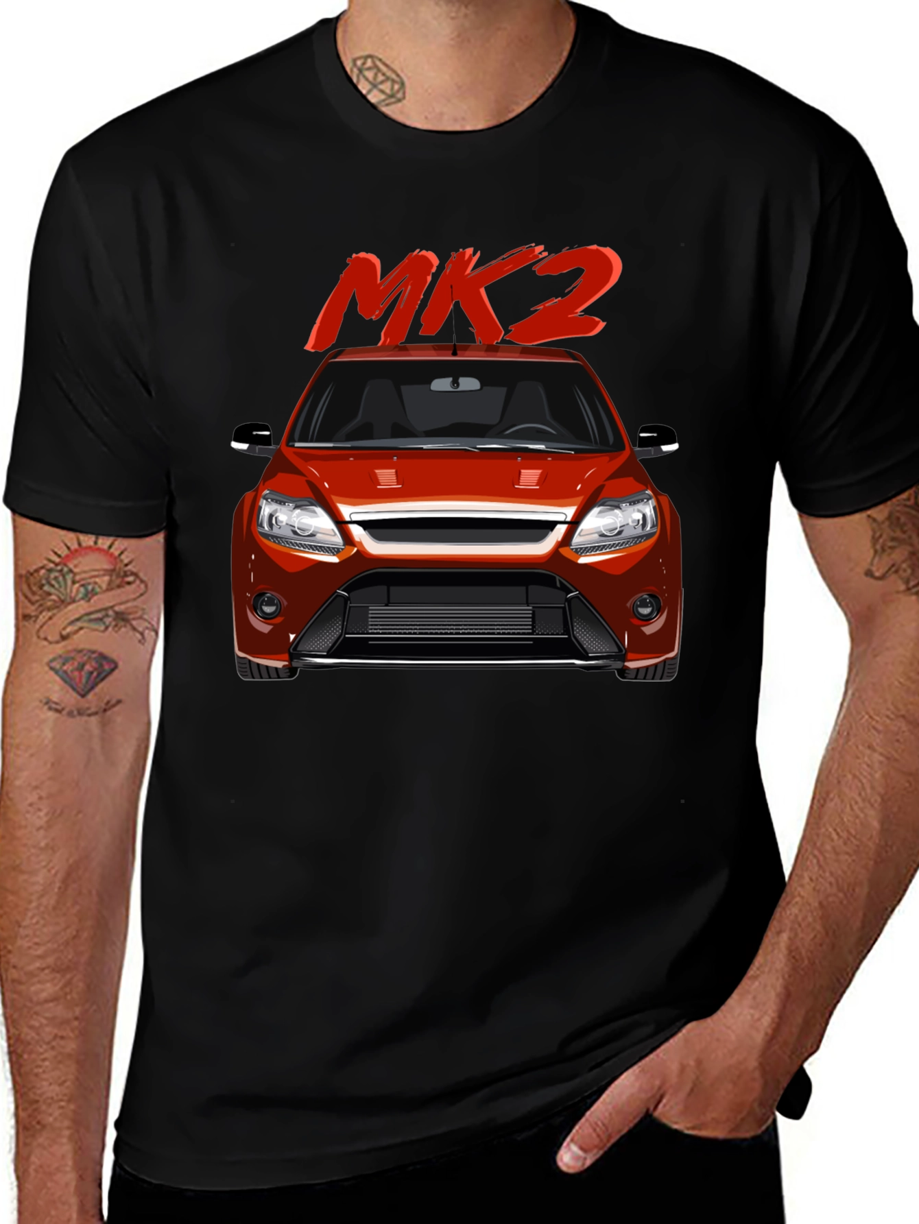 MK2 Car Graphic Tee - Stylish Automotive Apparel