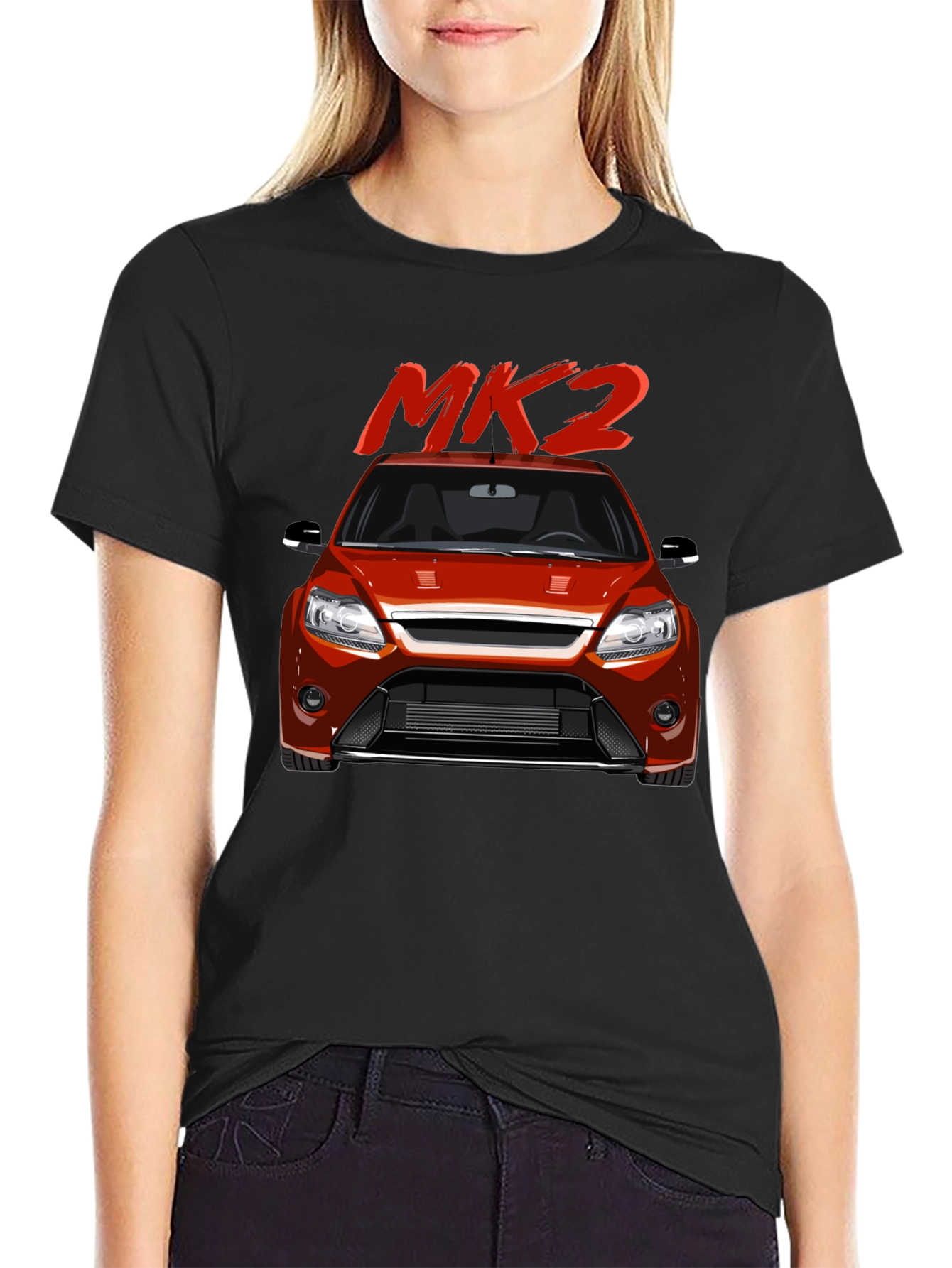 MK2 Car Graphic Tee - Stylish Automotive Apparel