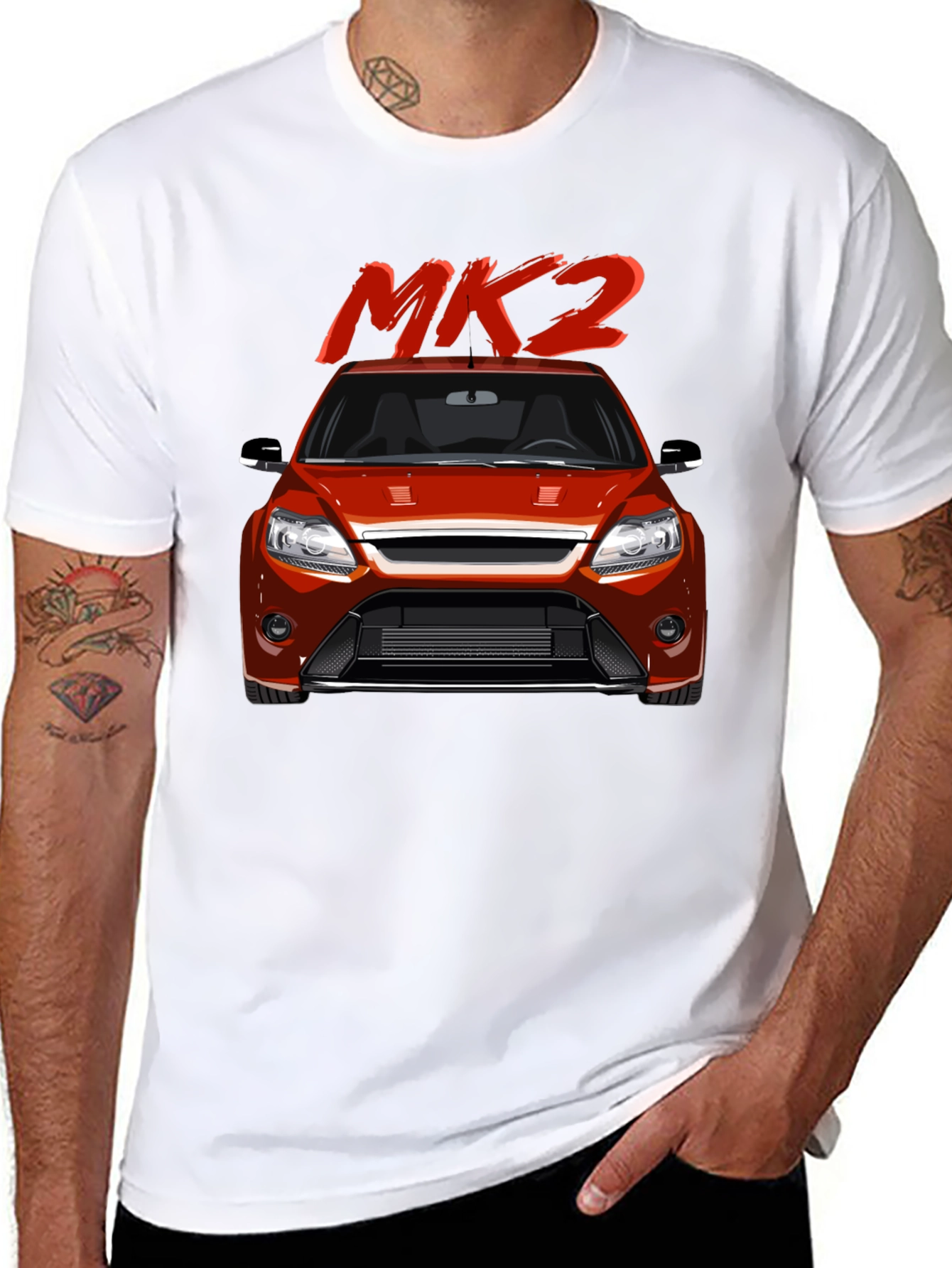 MK2 Car Graphic Tee - Stylish Automotive Apparel