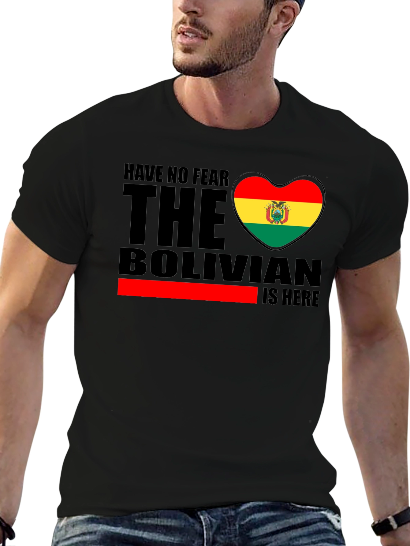 Bolivian Pride Black T-Shirt