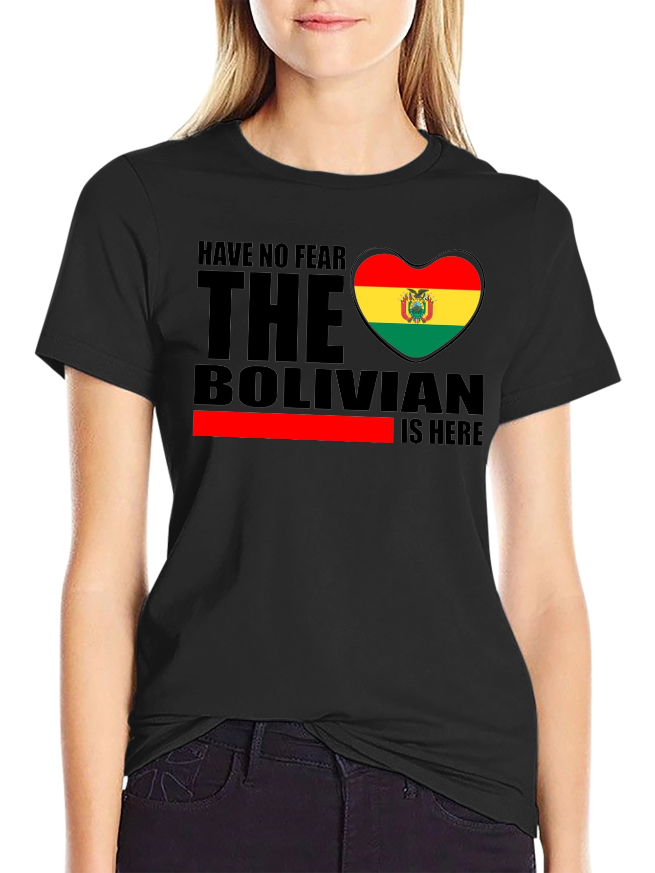 Bolivian Pride Black T-Shirt